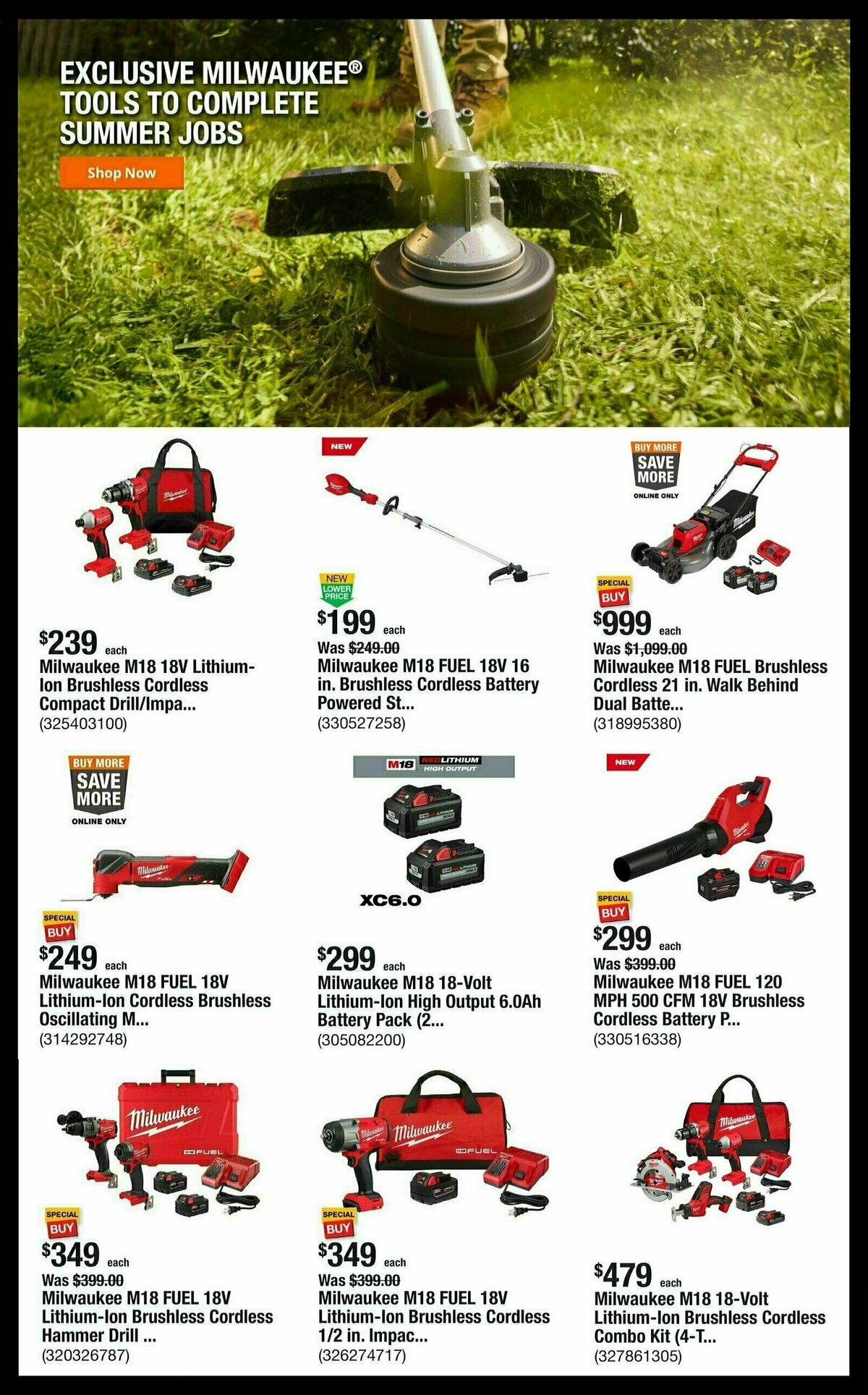 The Home Depot Weekly Ad from June 9