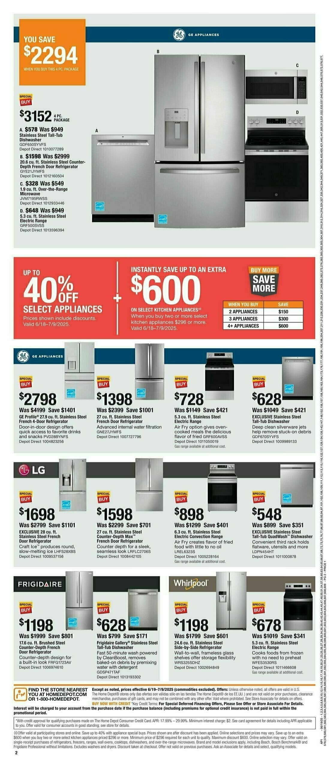 The Home Depot 4th of July Savings Weekly Ad from June 19