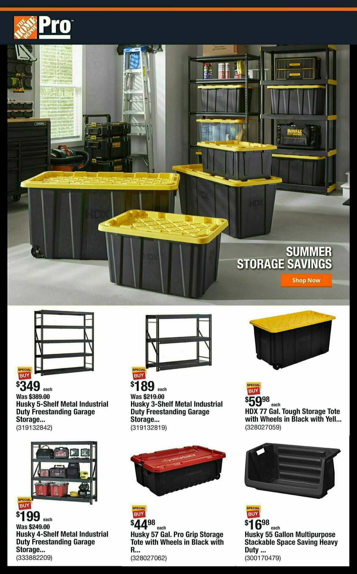 The Home Depot Weekly Ad from July 7