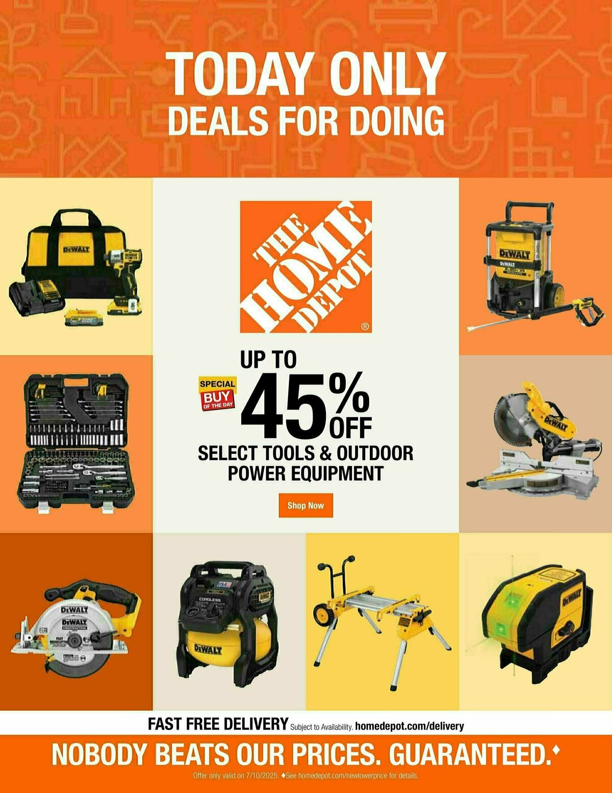The Home Depot Special Buy Weekly Ad from July 10