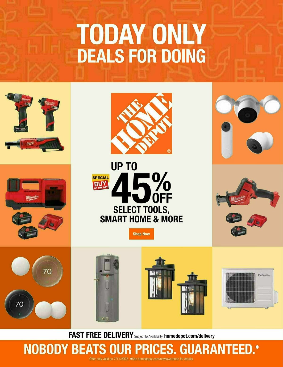 The Home Depot Special Buy Weekly Ad from July 11