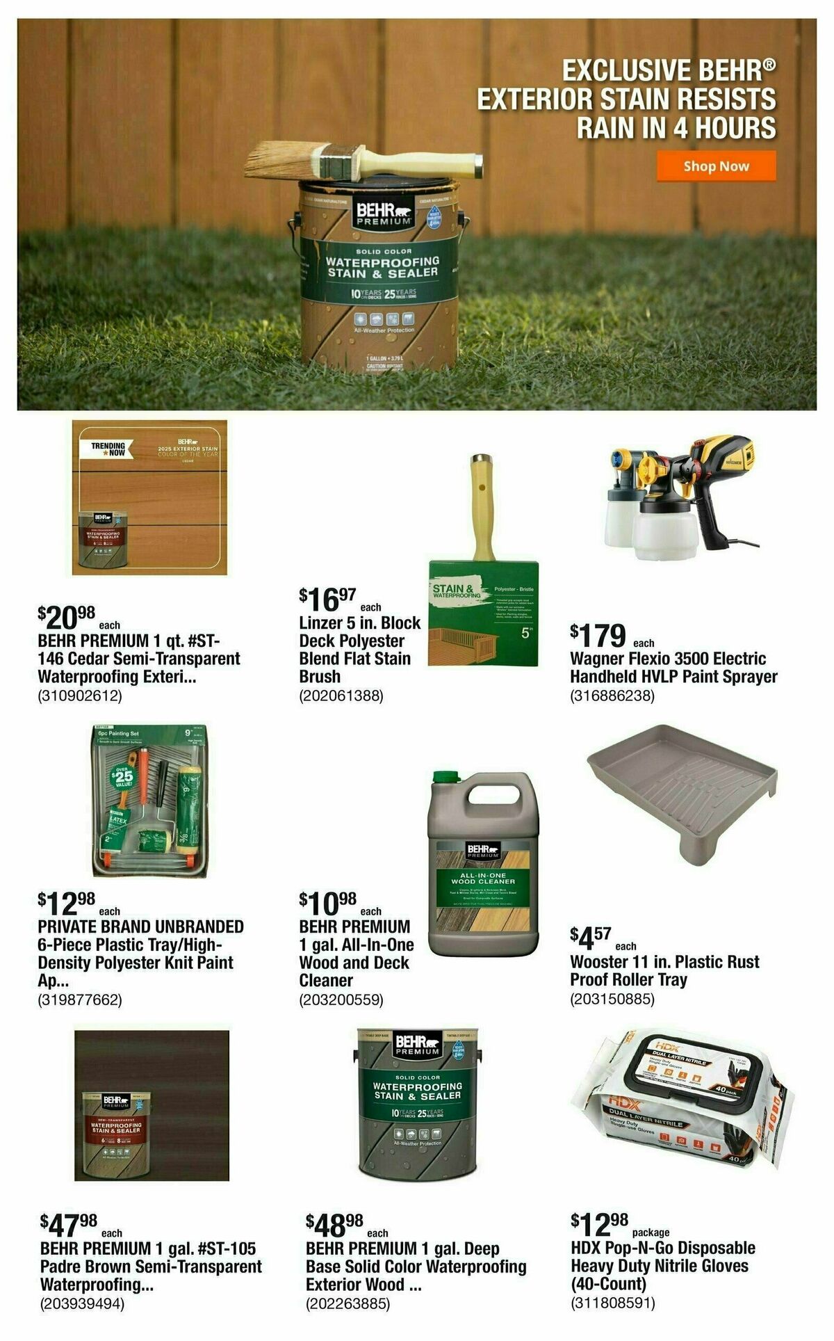 The Home Depot Weekly Ad from July 17