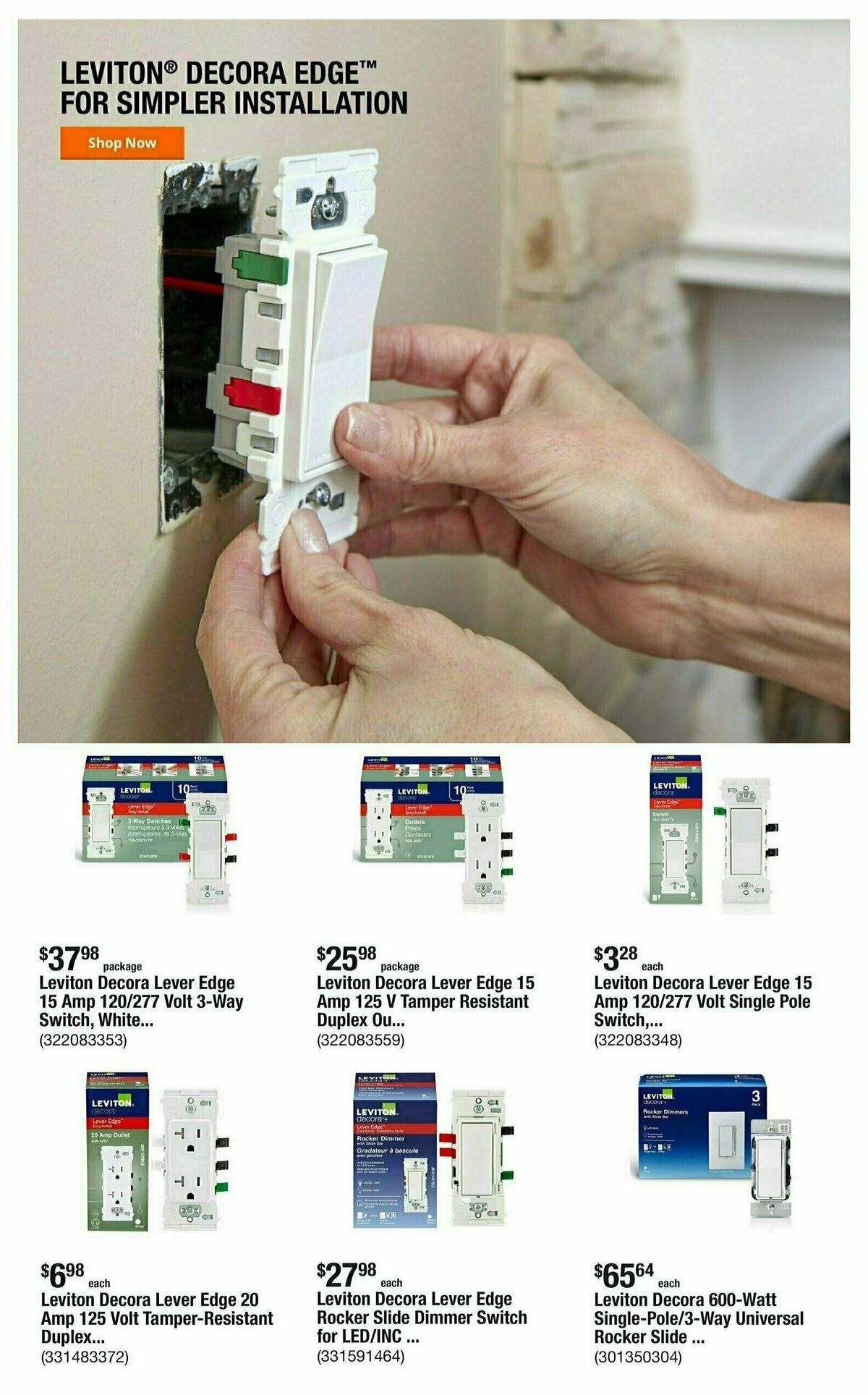 The Home Depot Weekly Ad from July 17