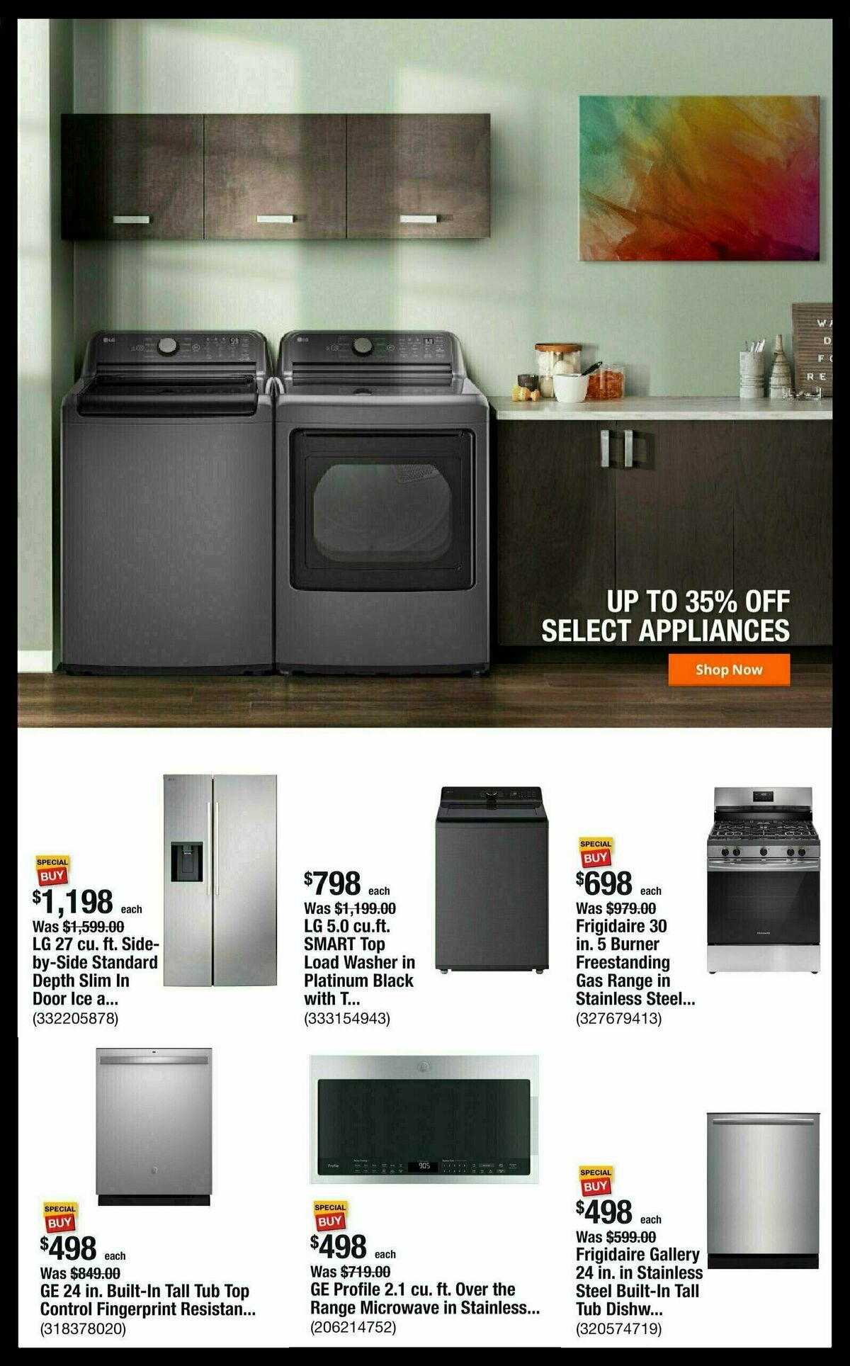 The Home Depot Weekly Ad from July 21