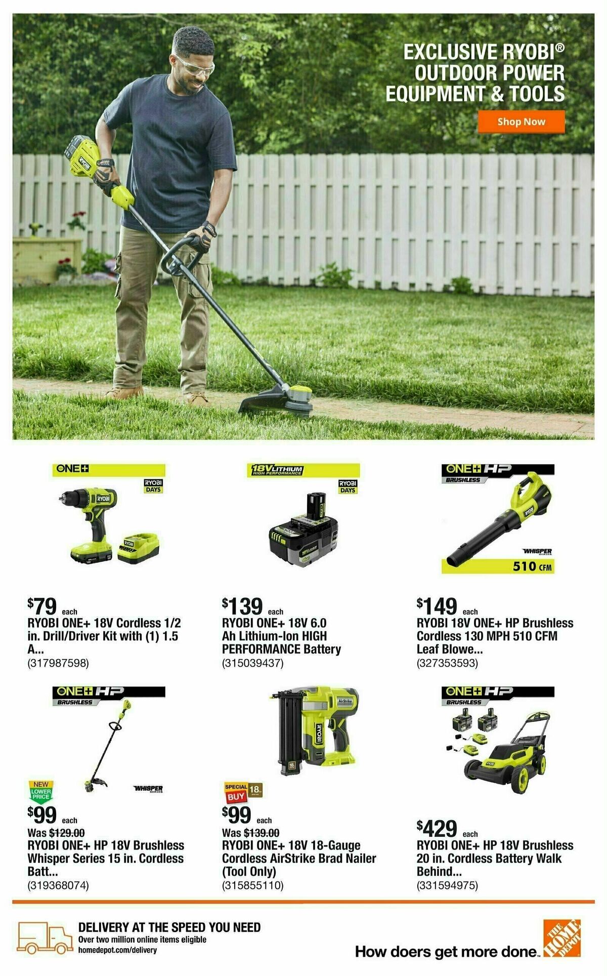 The Home Depot Weekly Ad from July 31