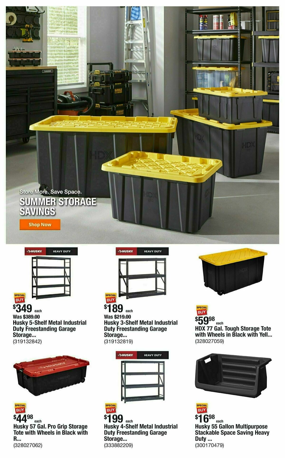 The Home Depot Weekly Ad from July 31