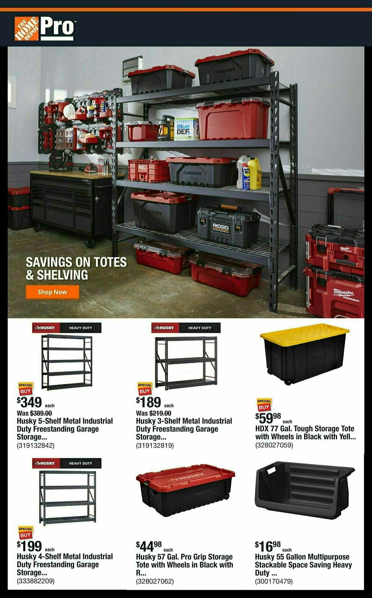 The Home Depot Weekly Ad from August 4