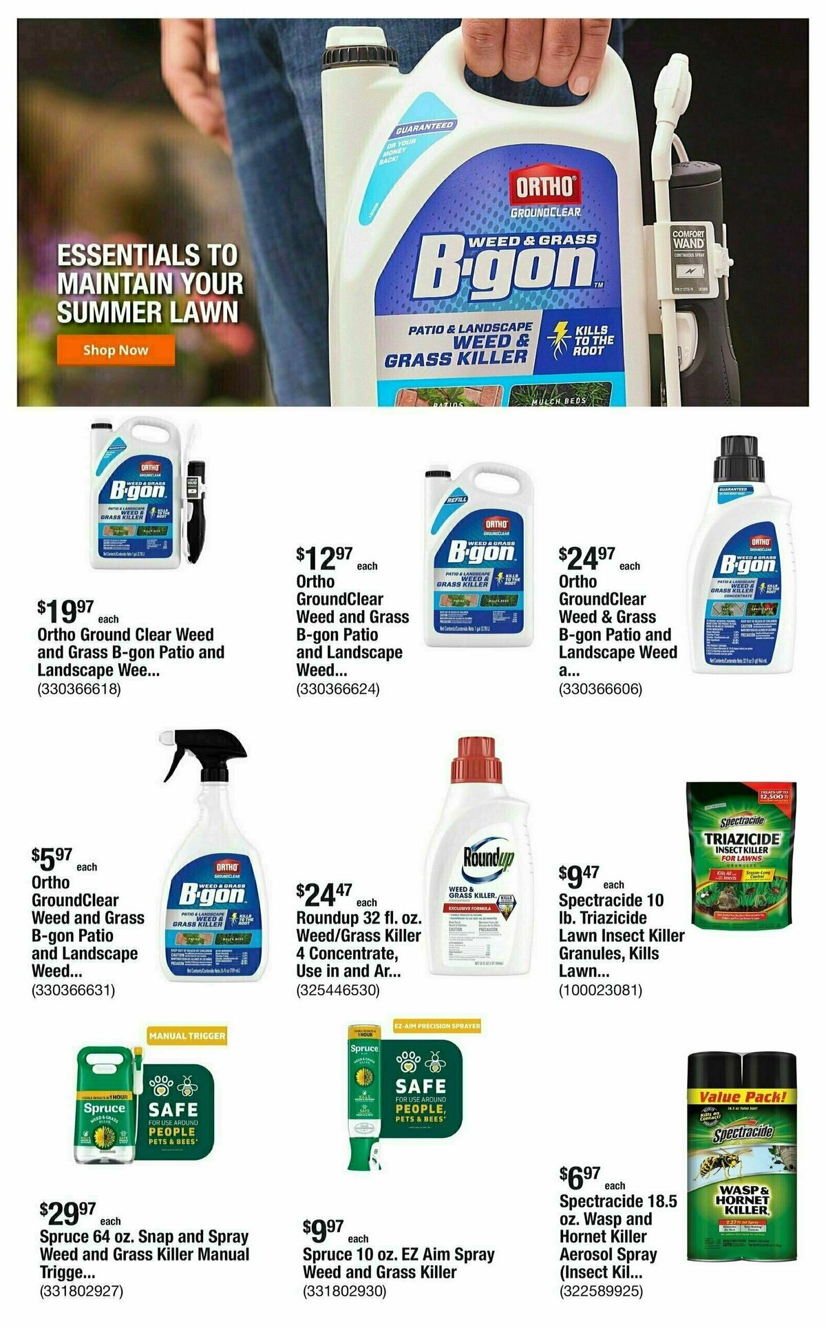 The Home Depot Weekly Ad from August 7