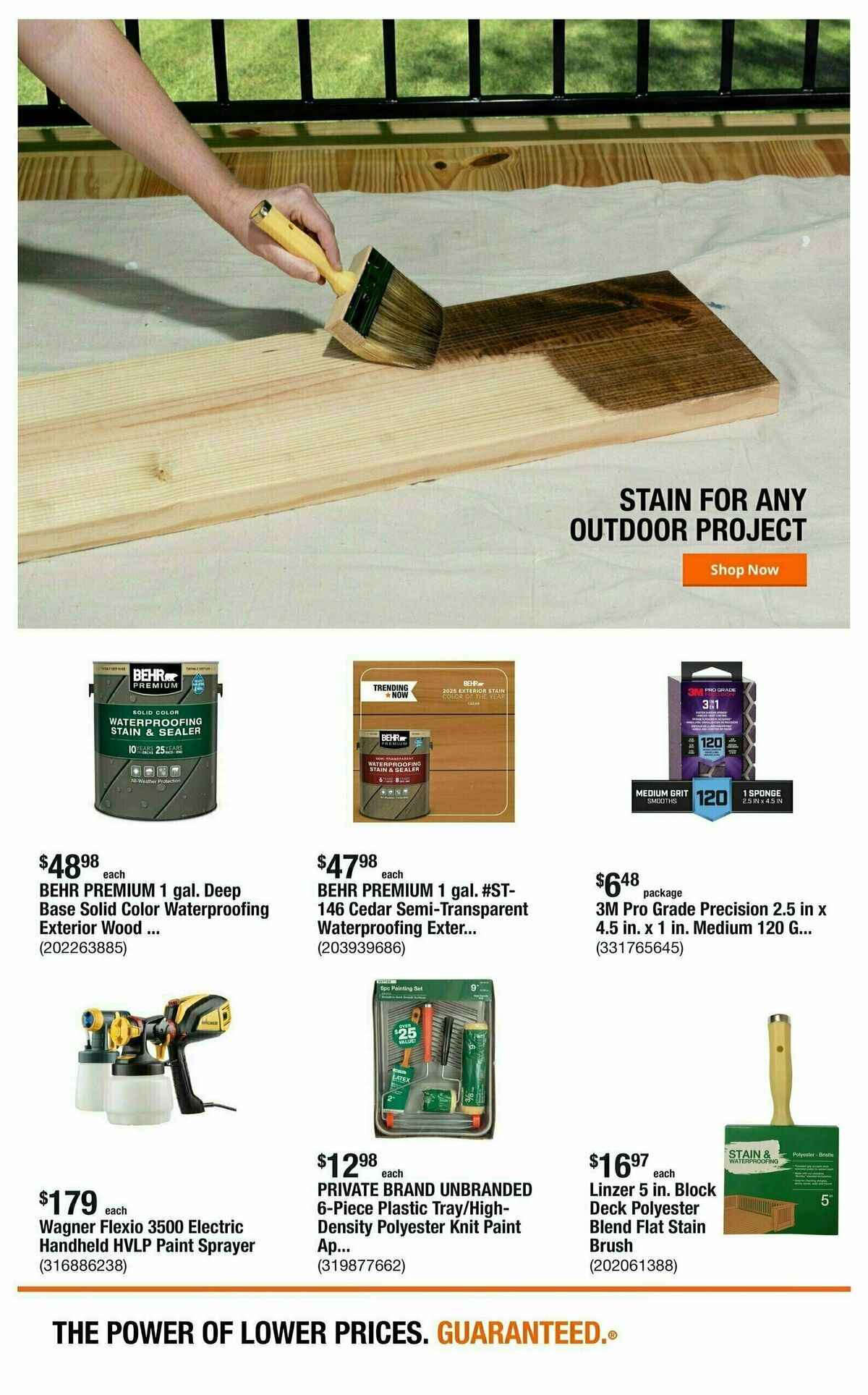 The Home Depot Weekly Ad from August 7