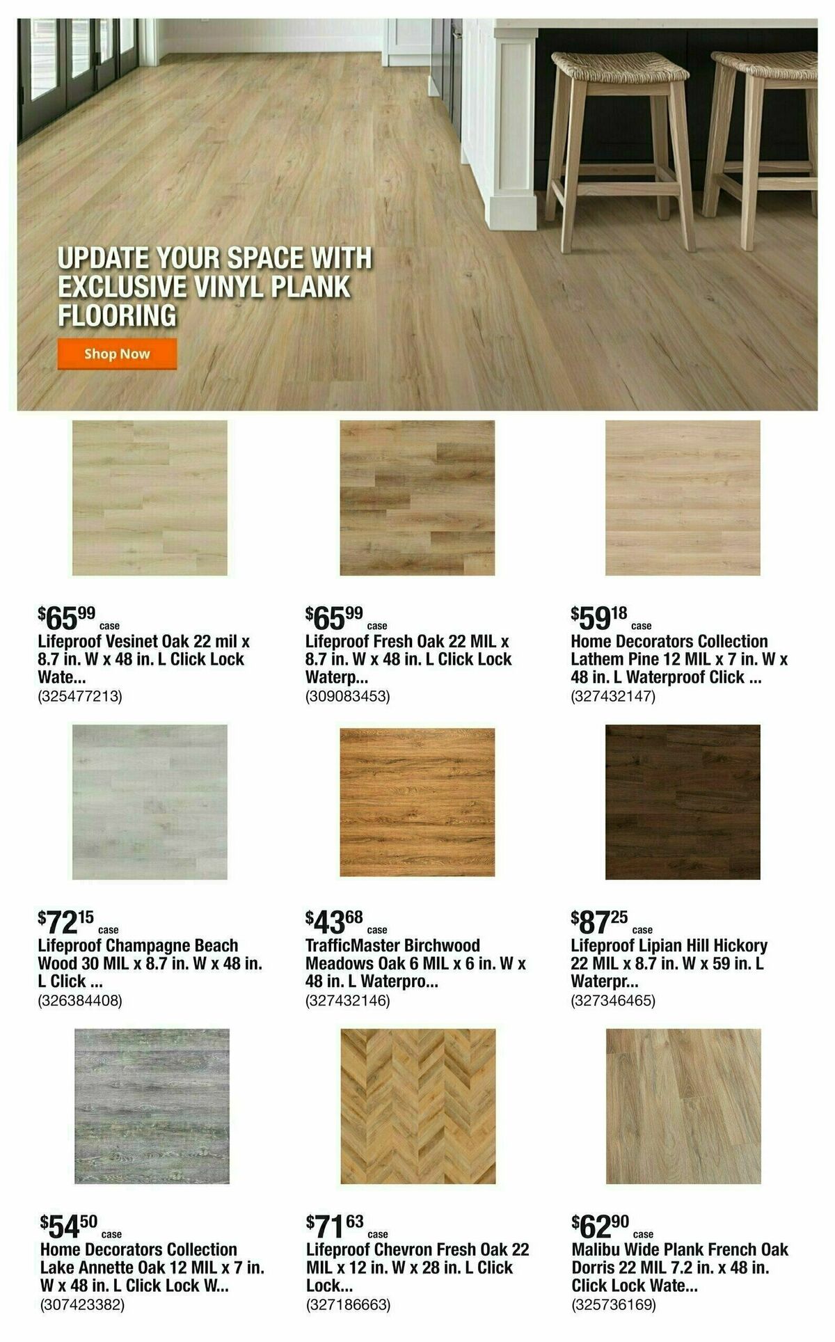 The Home Depot Weekly Ad from August 7