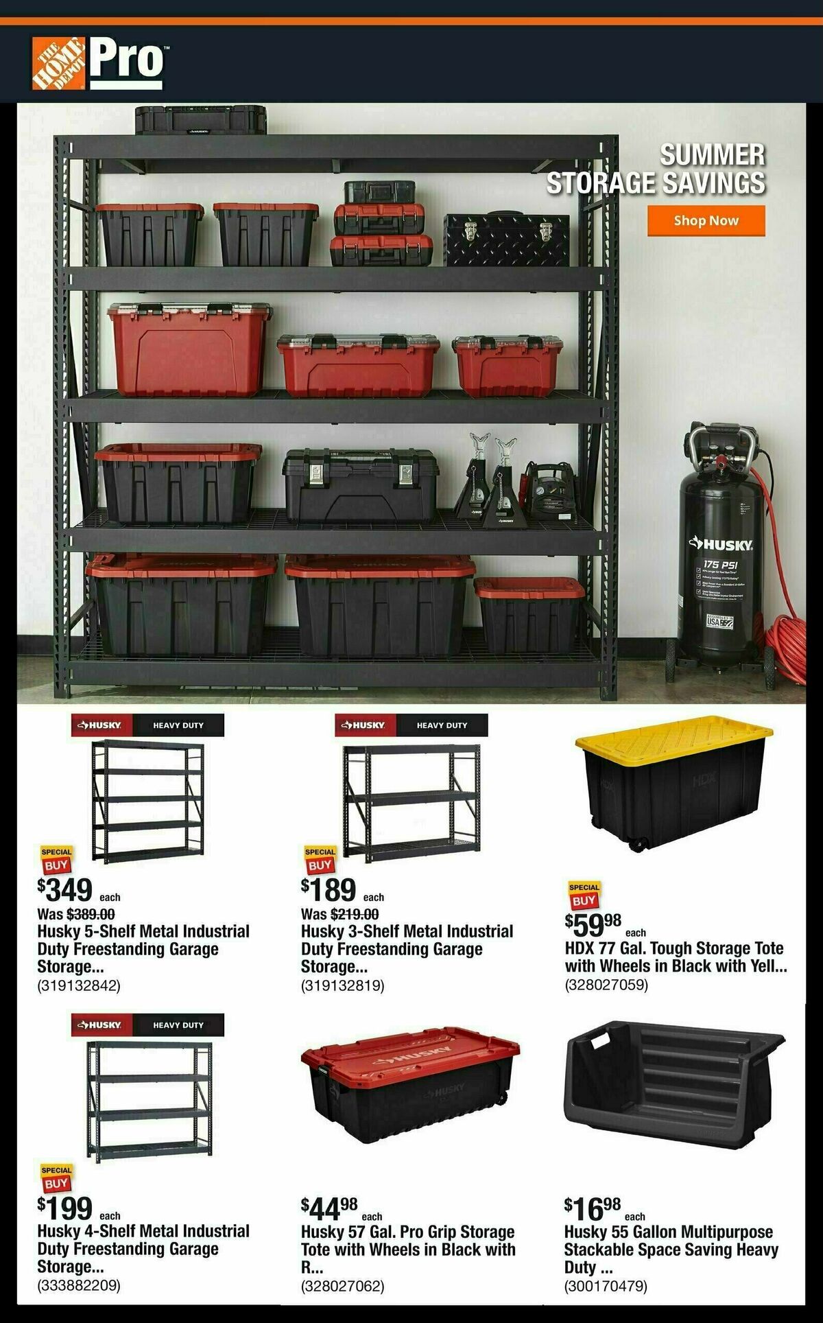 The Home Depot Weekly Ad from August 11