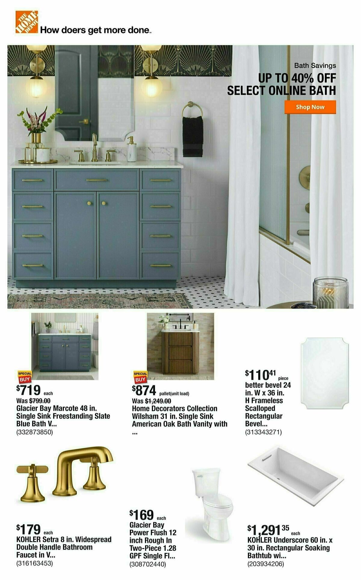 The Home Depot Weekly Ad from August 14
