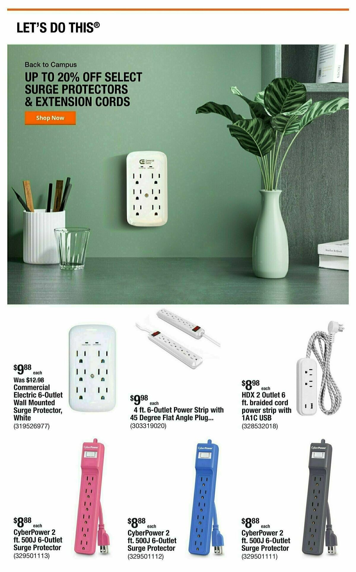 The Home Depot Weekly Ad from August 14