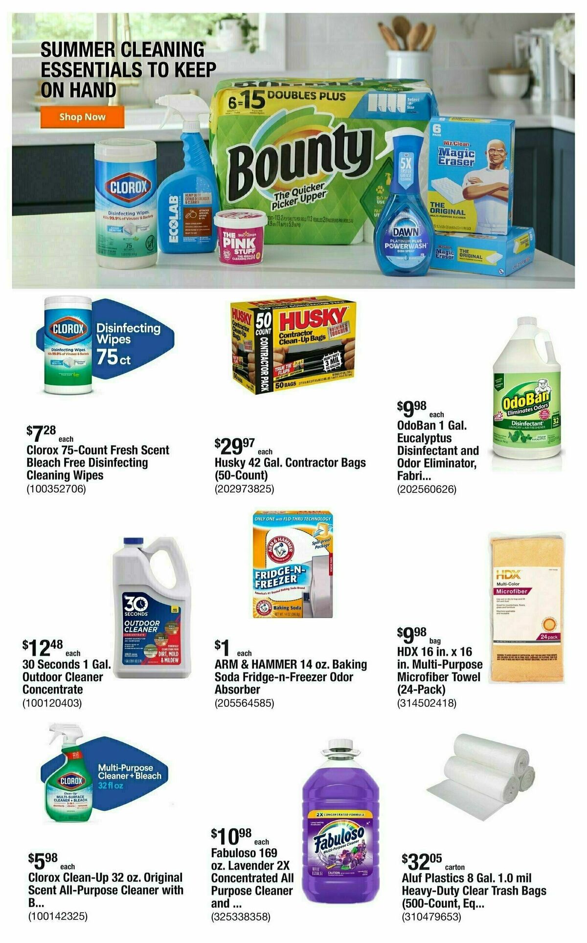 The Home Depot Weekly Ad from August 14