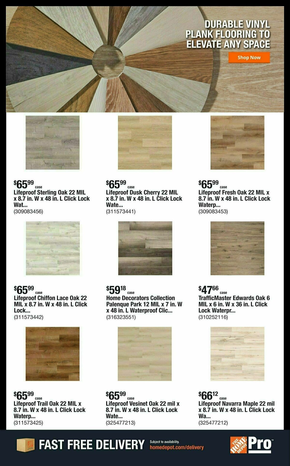 The Home Depot Weekly Ad from August 18