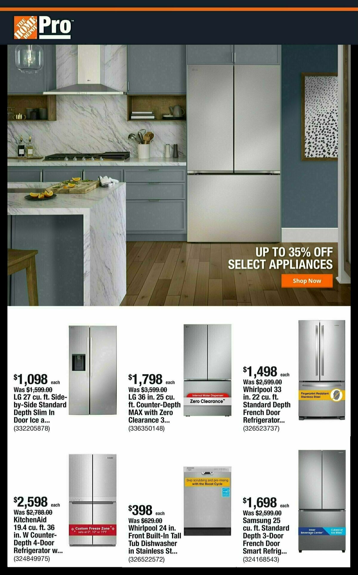 The Home Depot Weekly Ad from September 1