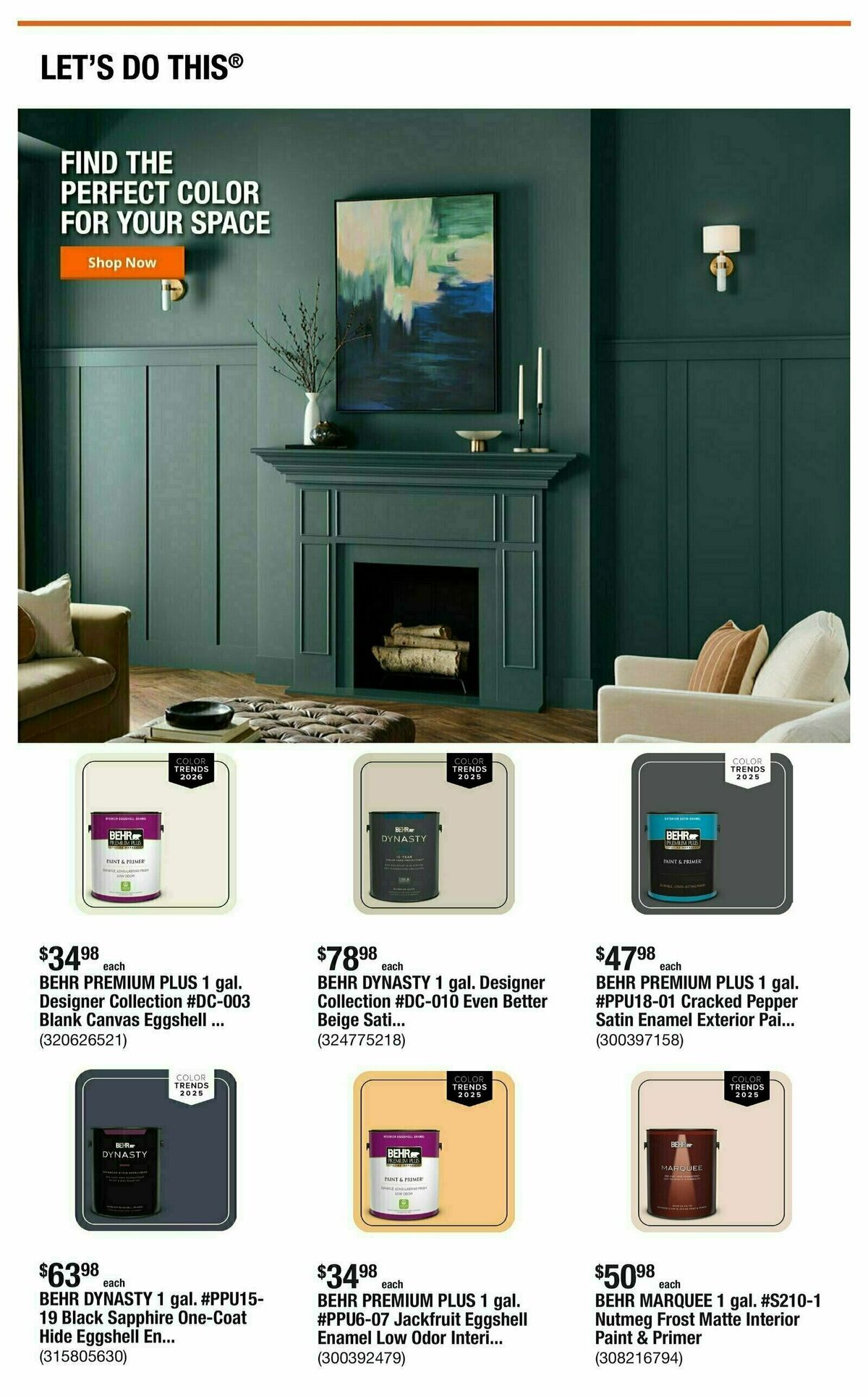 The Home Depot Weekly Ad from September 4