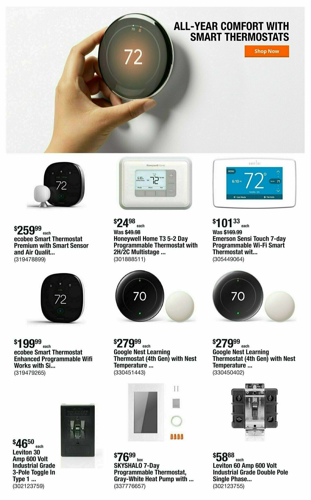 The Home Depot Weekly Ad from September 4