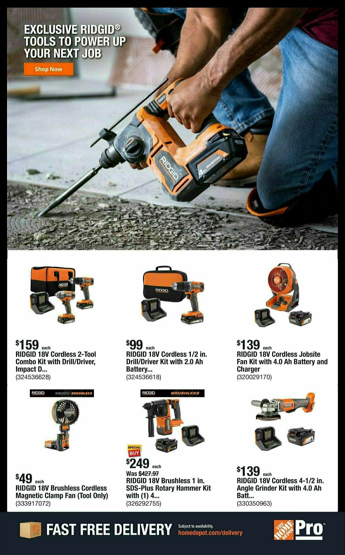 The Home Depot Weekly Ad from September 8