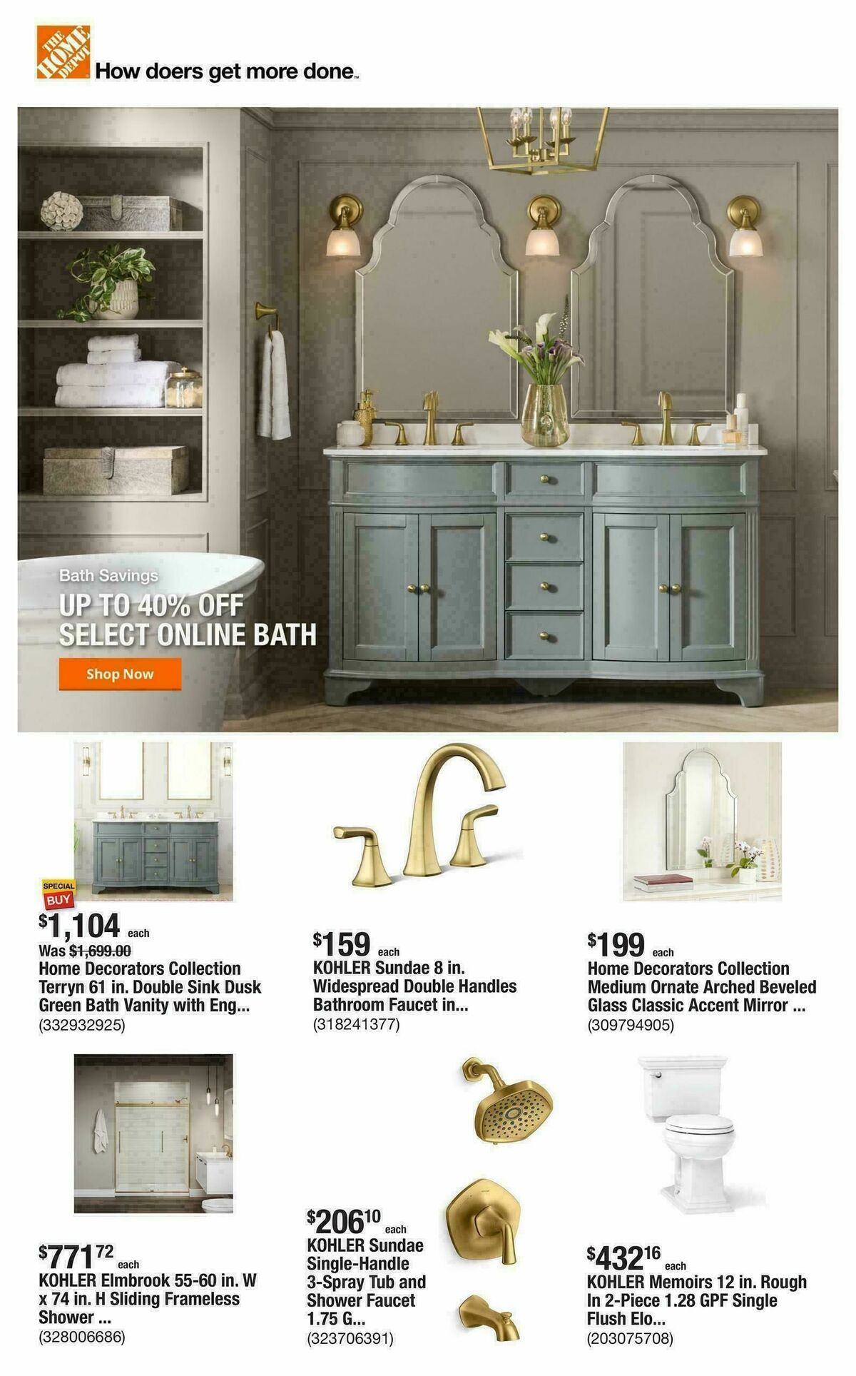 The Home Depot Weekly Ad from September 11
