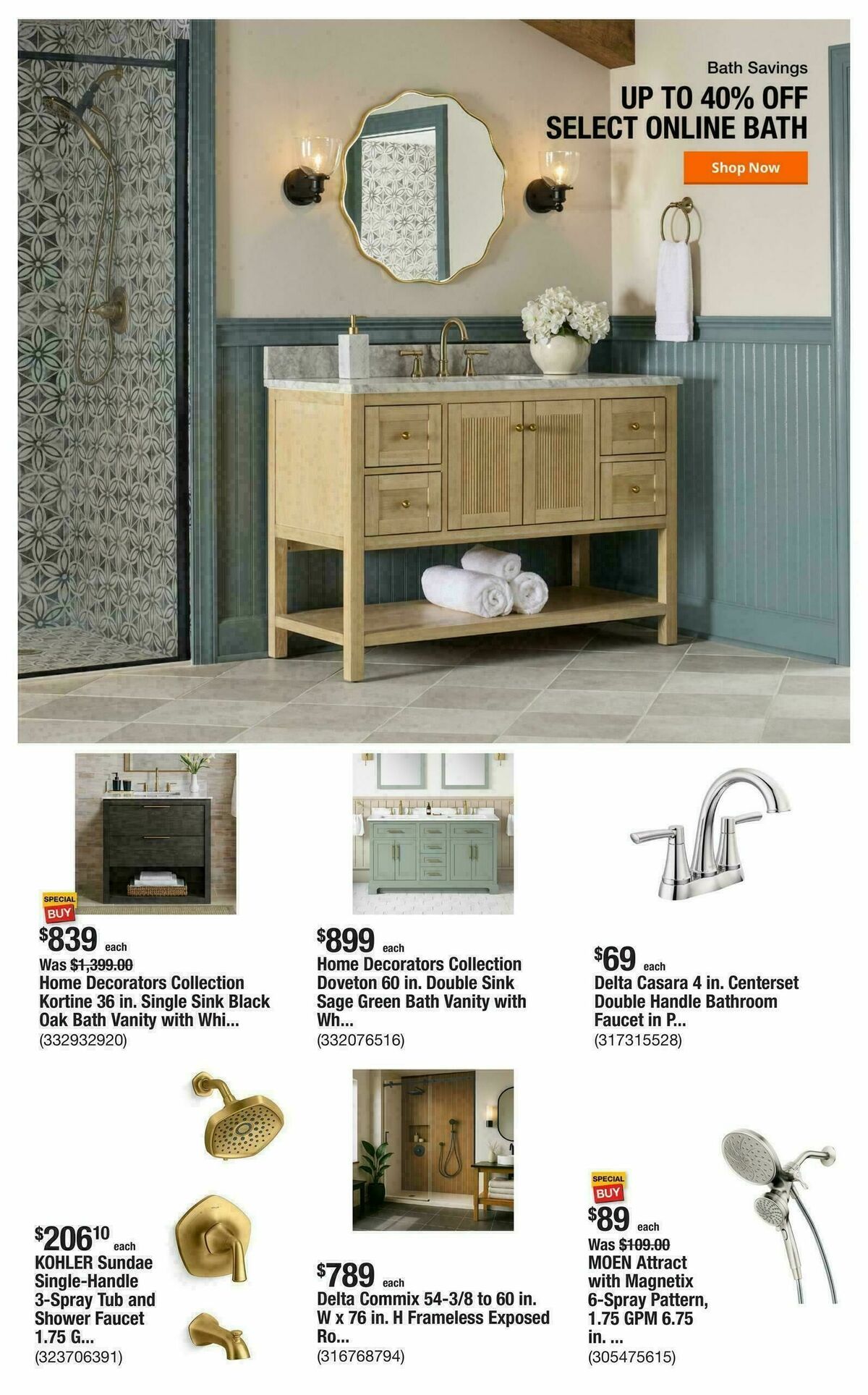 The Home Depot Weekly Ad from September 18
