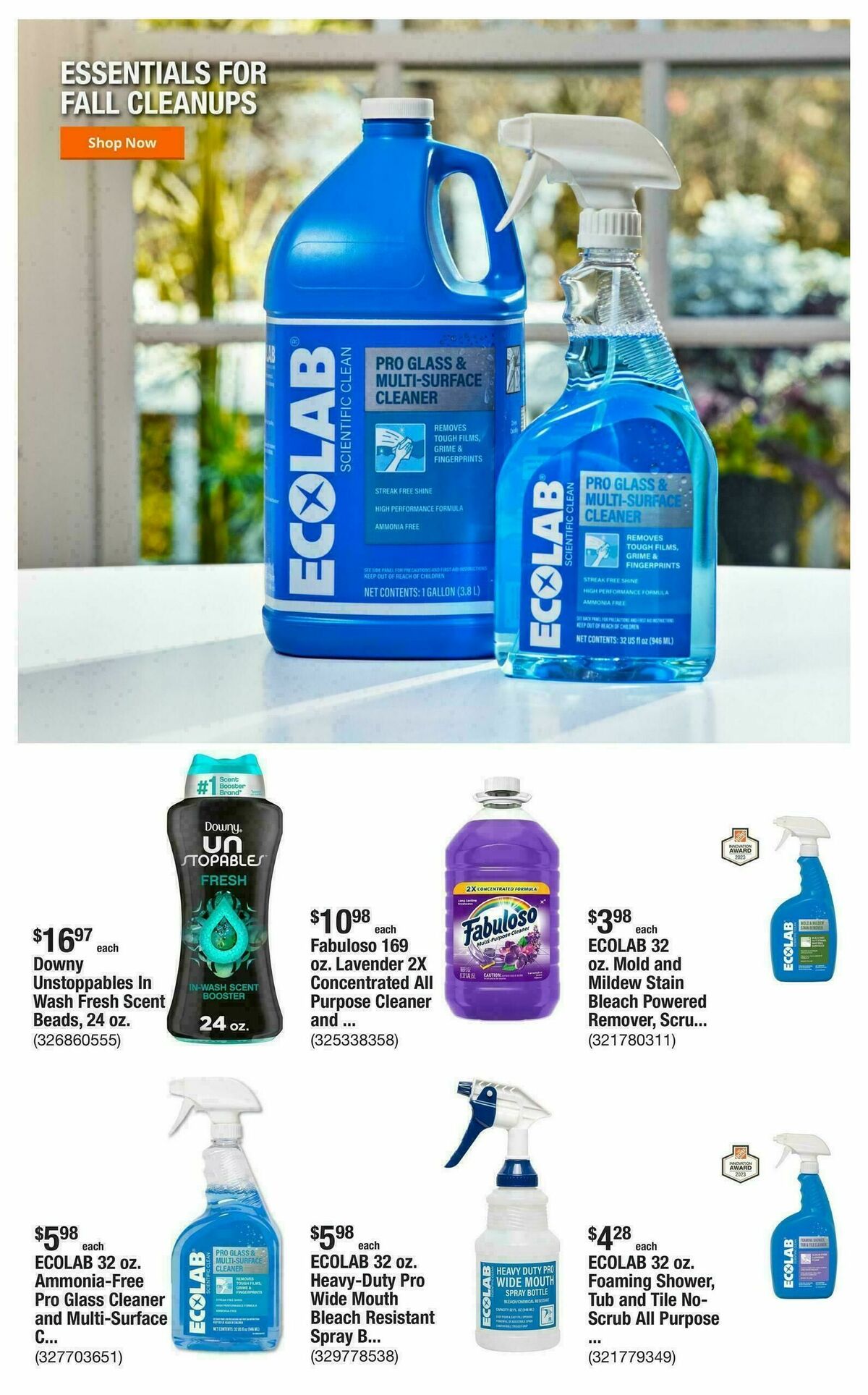 The Home Depot Weekly Ad from September 18