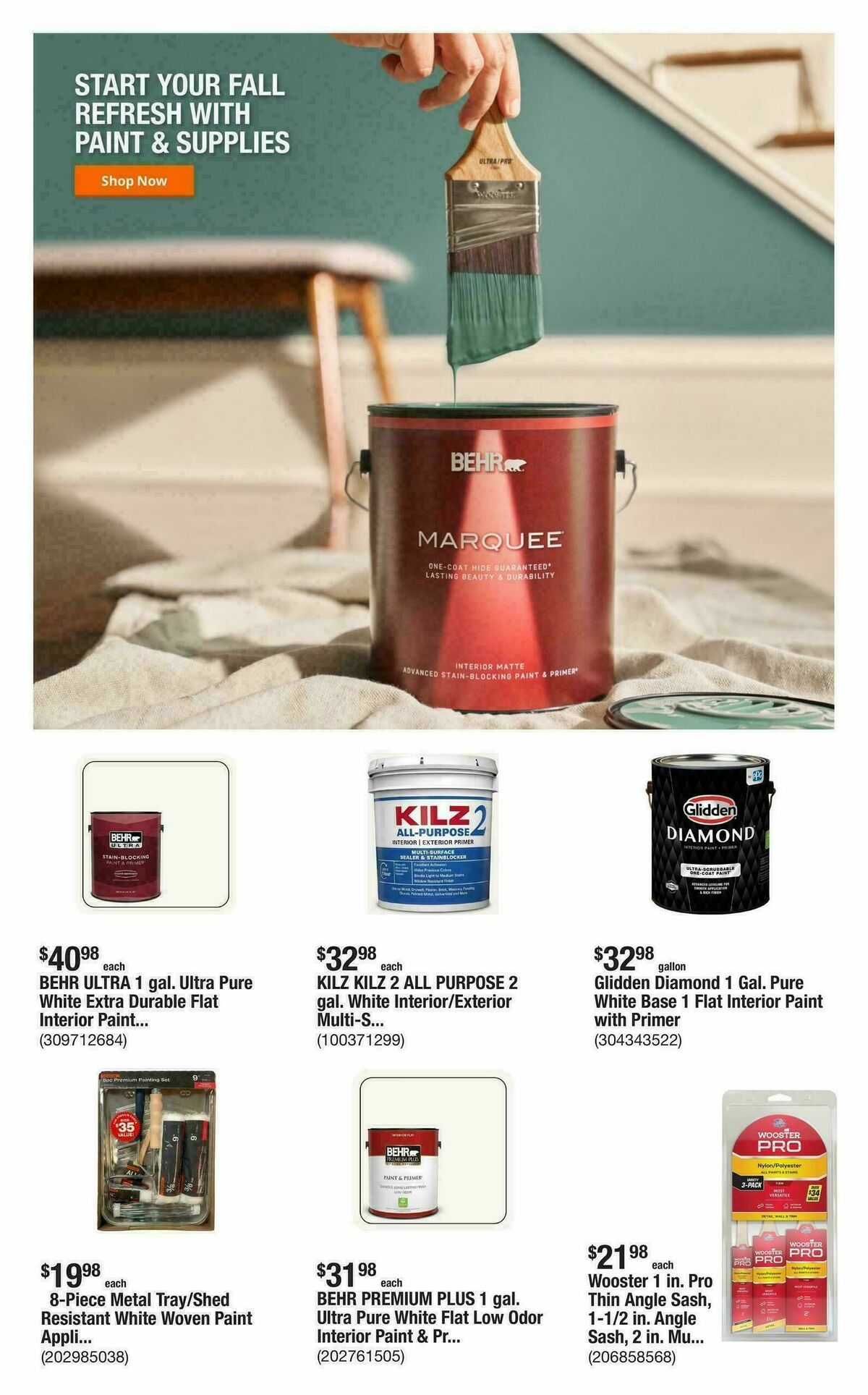 The Home Depot Weekly Ad from September 25