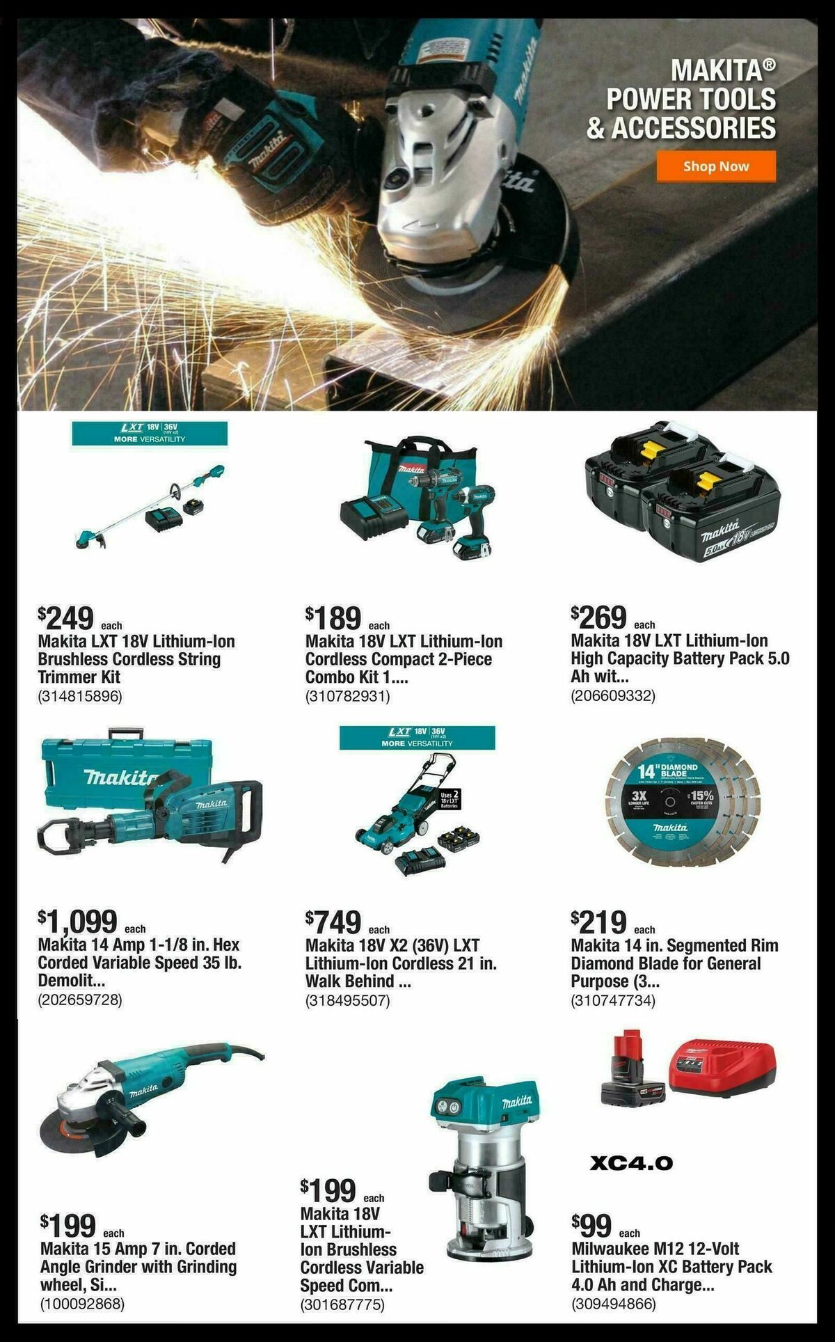 The Home Depot Weekly Ad from September 22