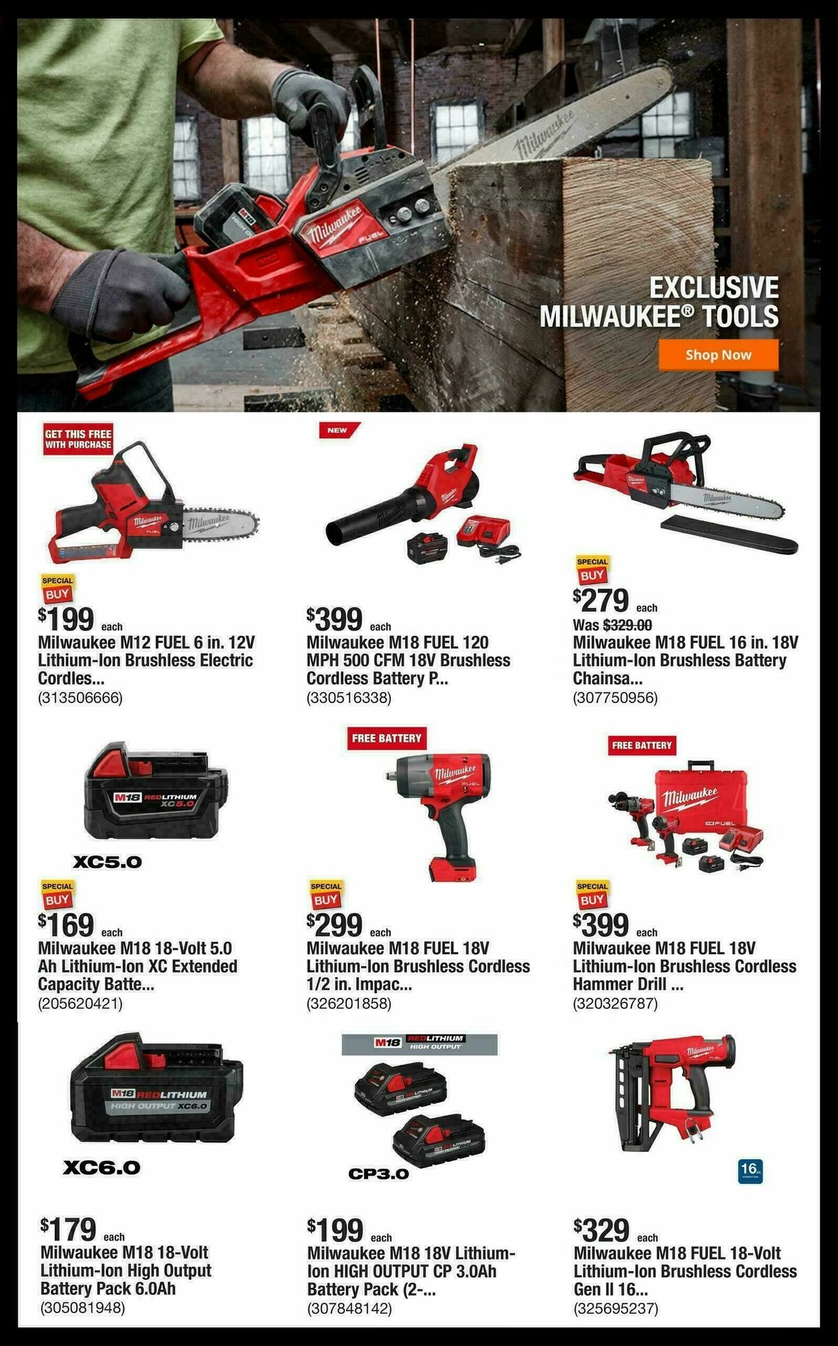 The Home Depot Weekly Ad from September 29