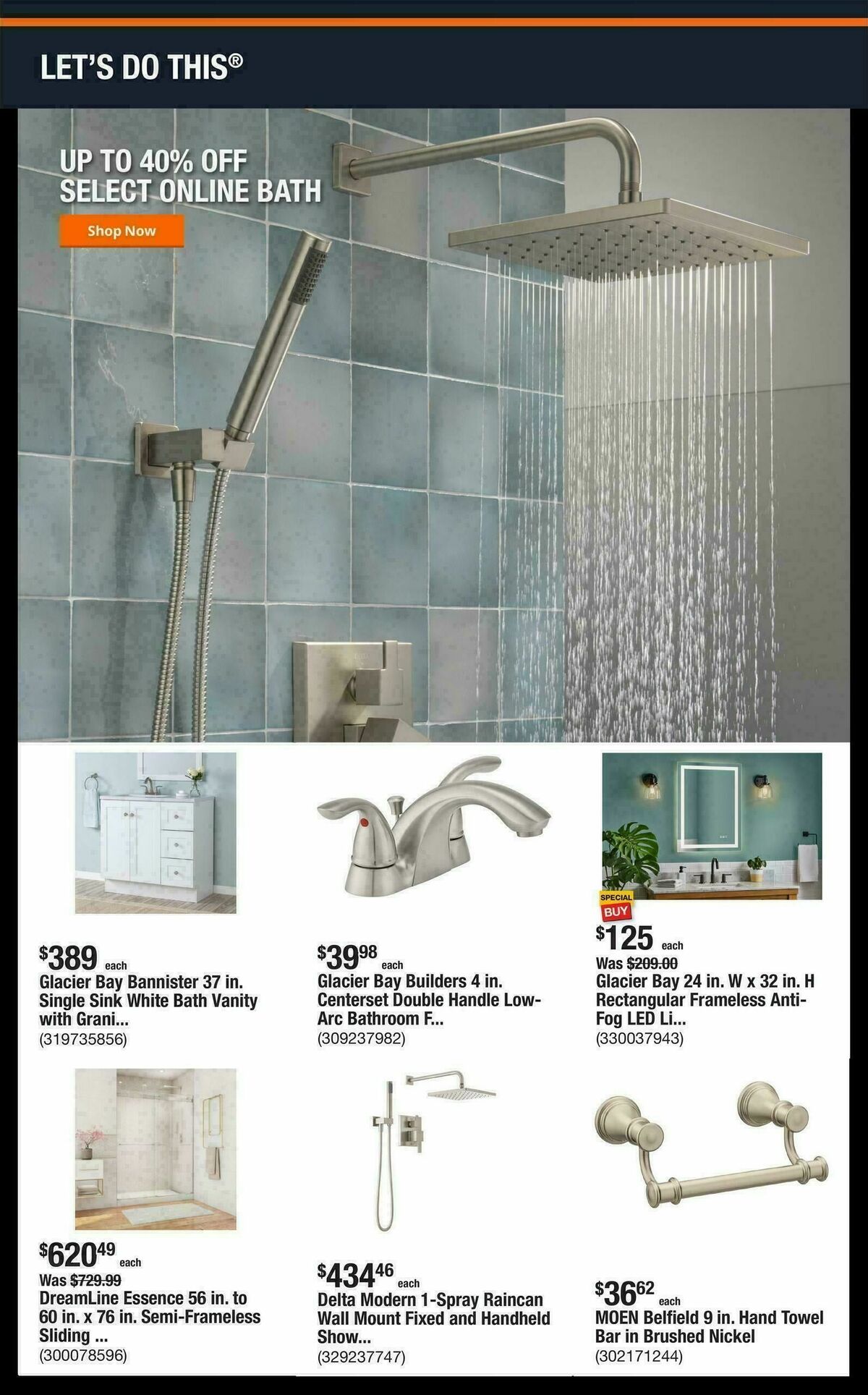The Home Depot Weekly Ad from September 29