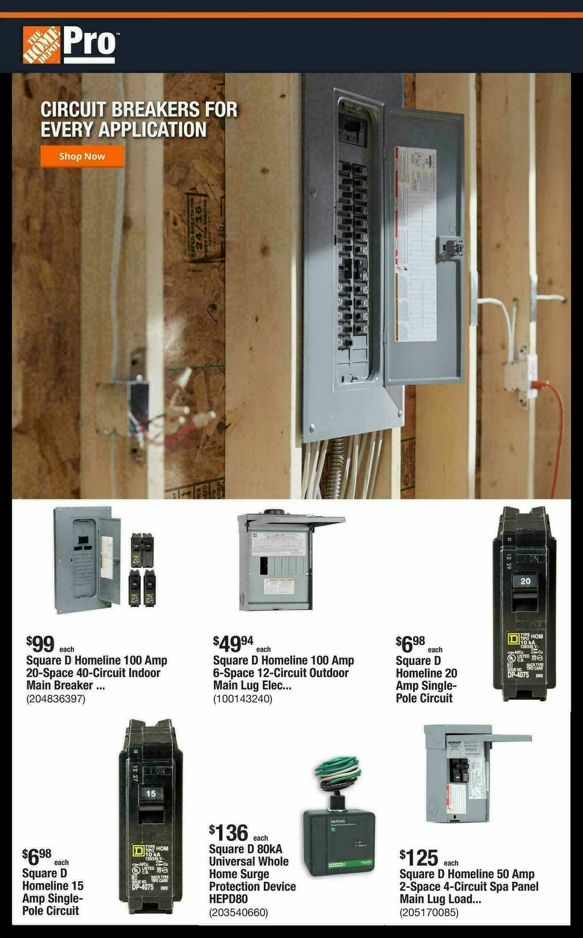 The Home Depot Weekly Ad from October 6