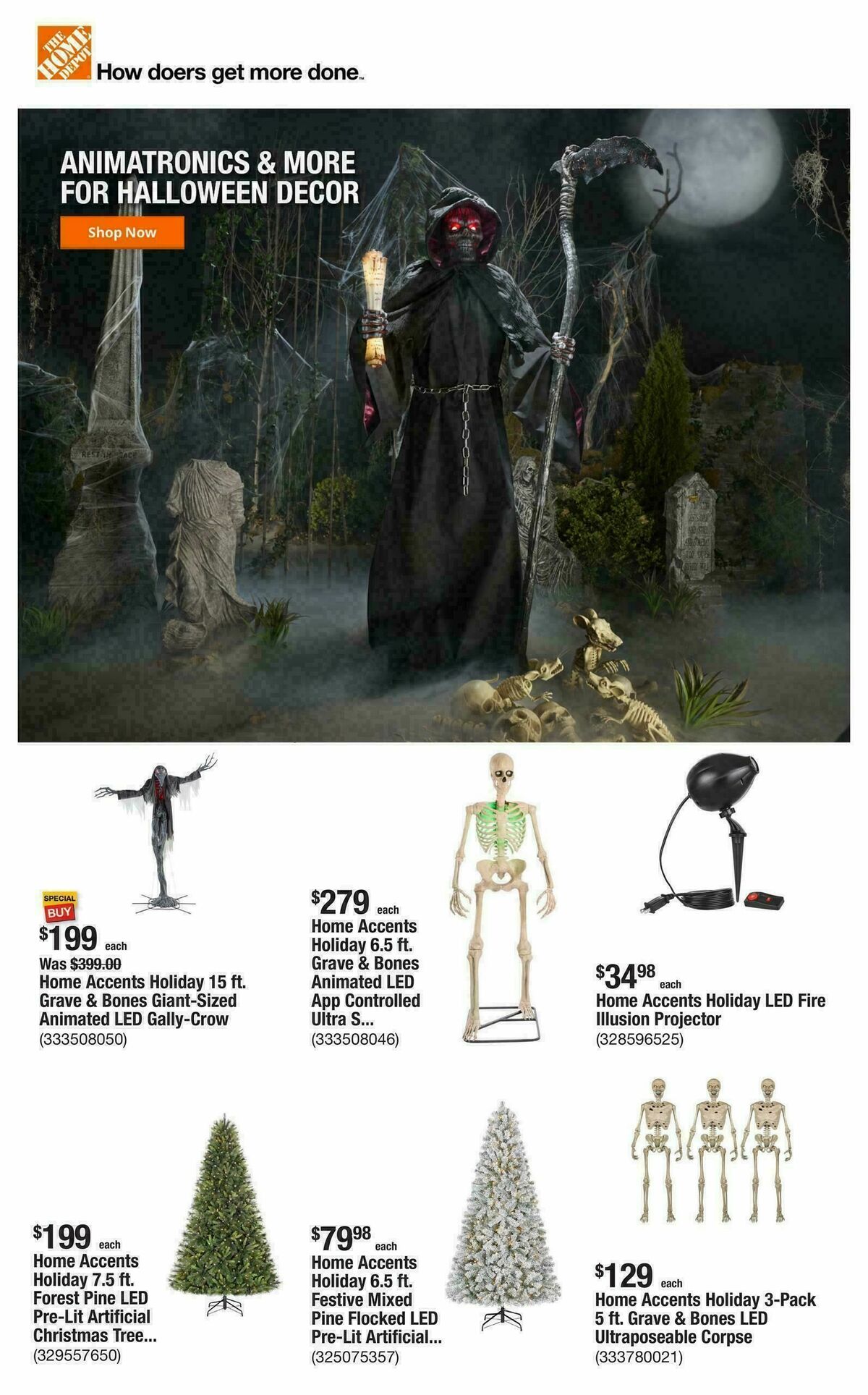 The Home Depot Weekly Ad from October 9