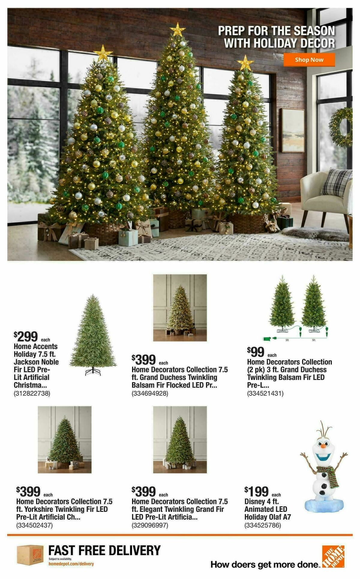 The Home Depot Weekly Ad from October 9