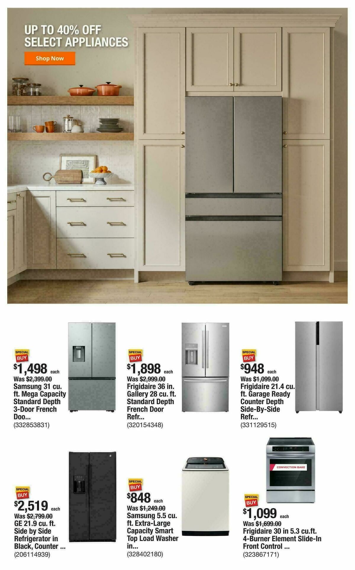The Home Depot Weekly Ad from October 9