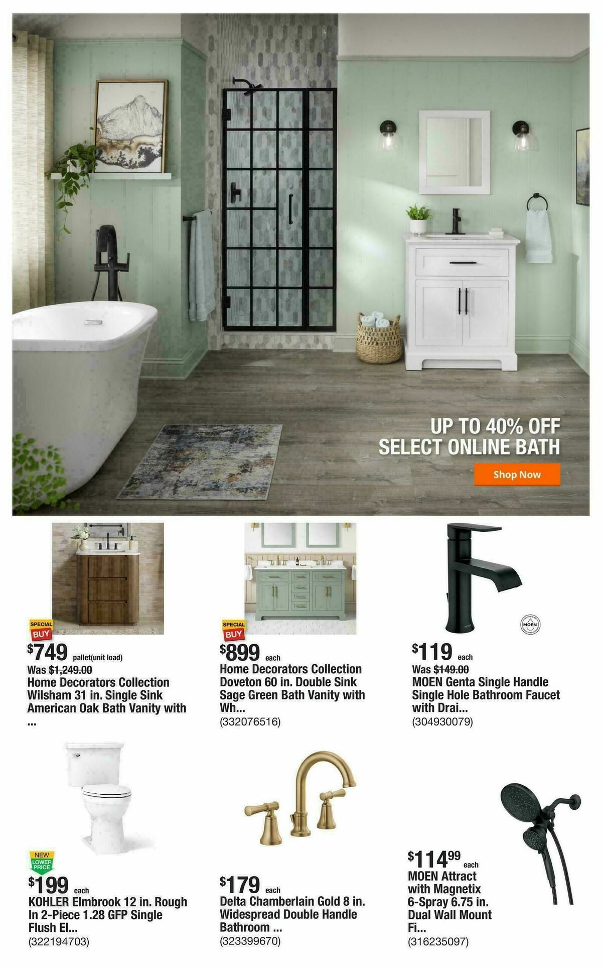The Home Depot Weekly Ad from October 9