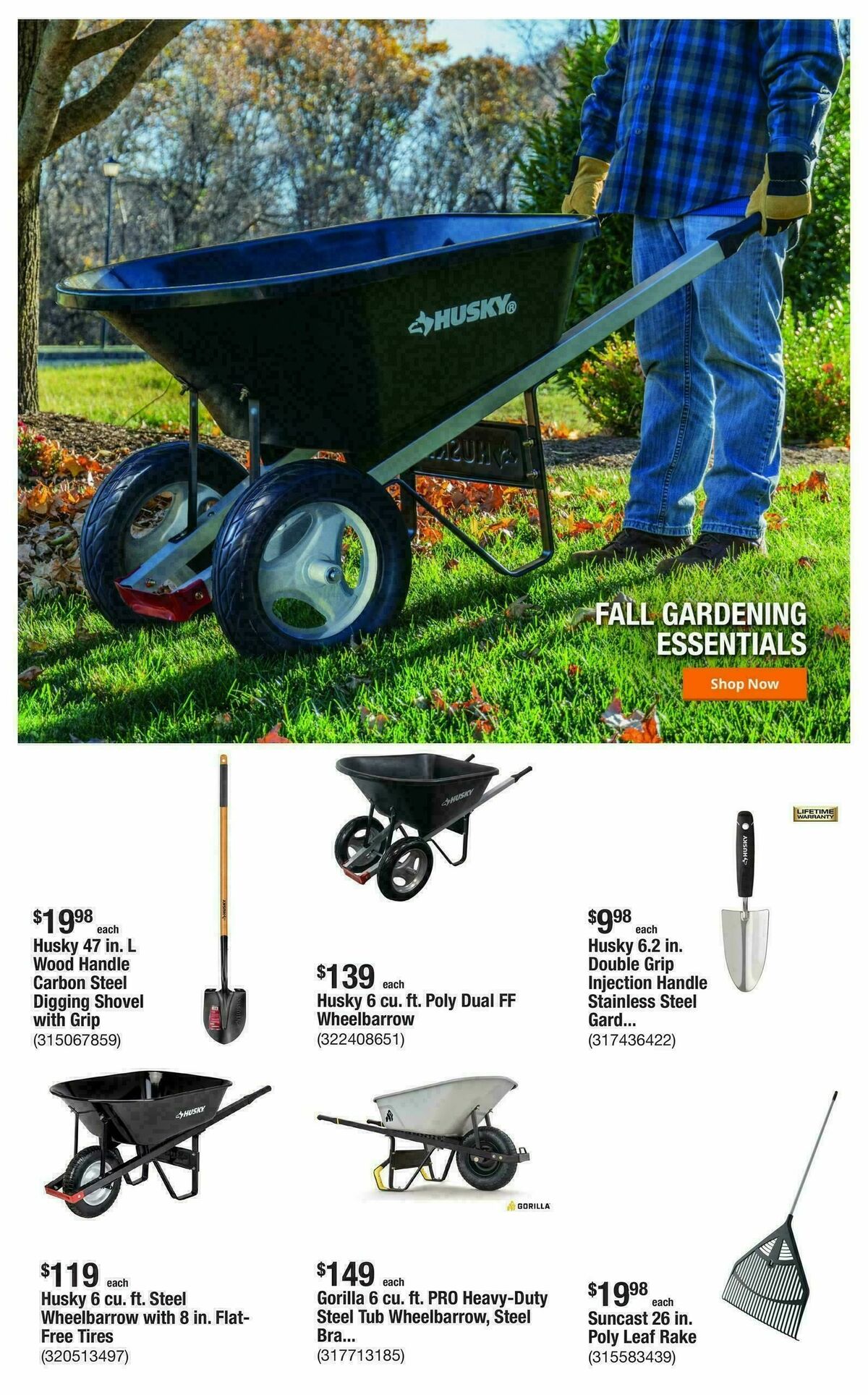 The Home Depot Weekly Ad from October 9