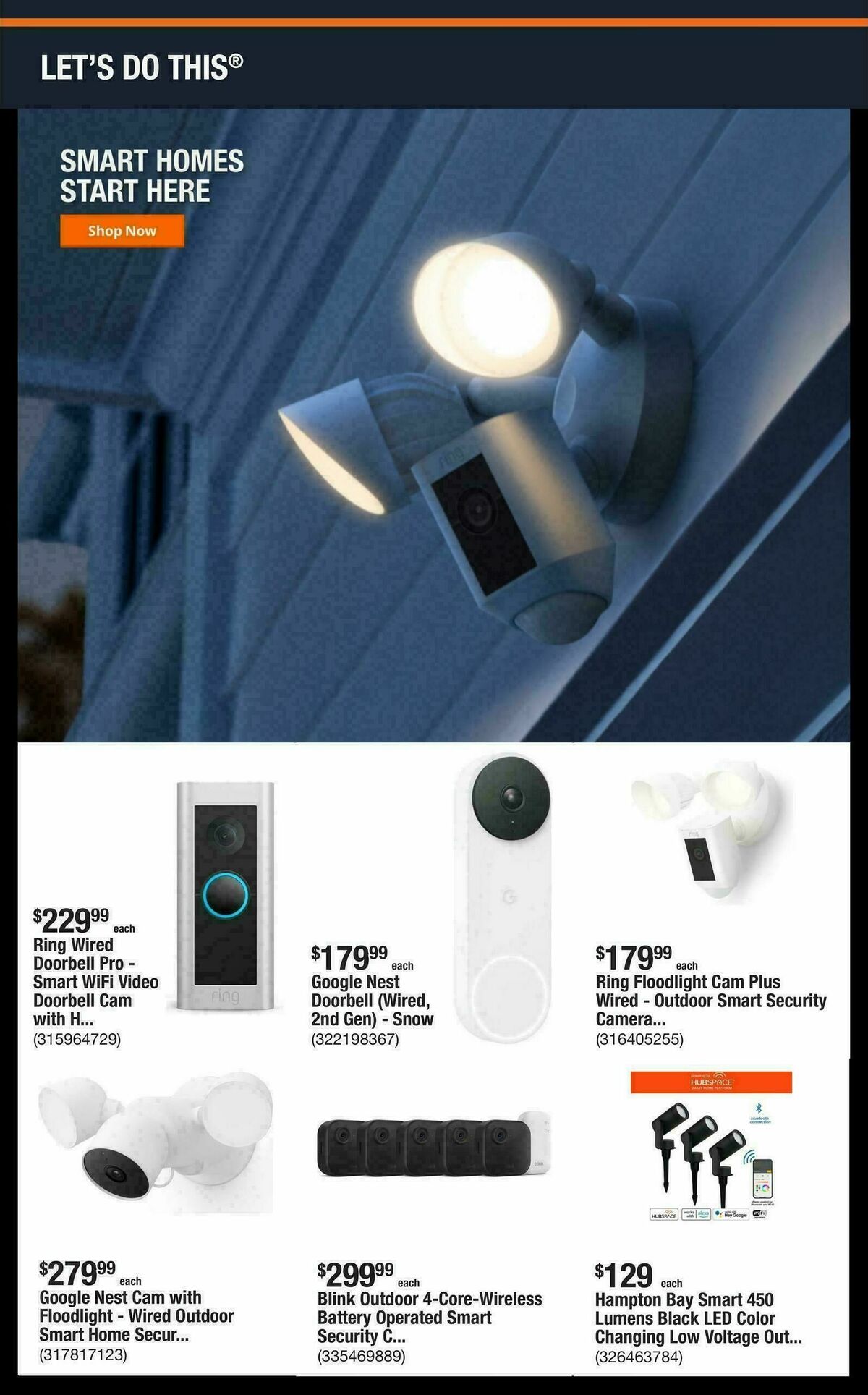 The Home Depot Weekly Ad from October 13