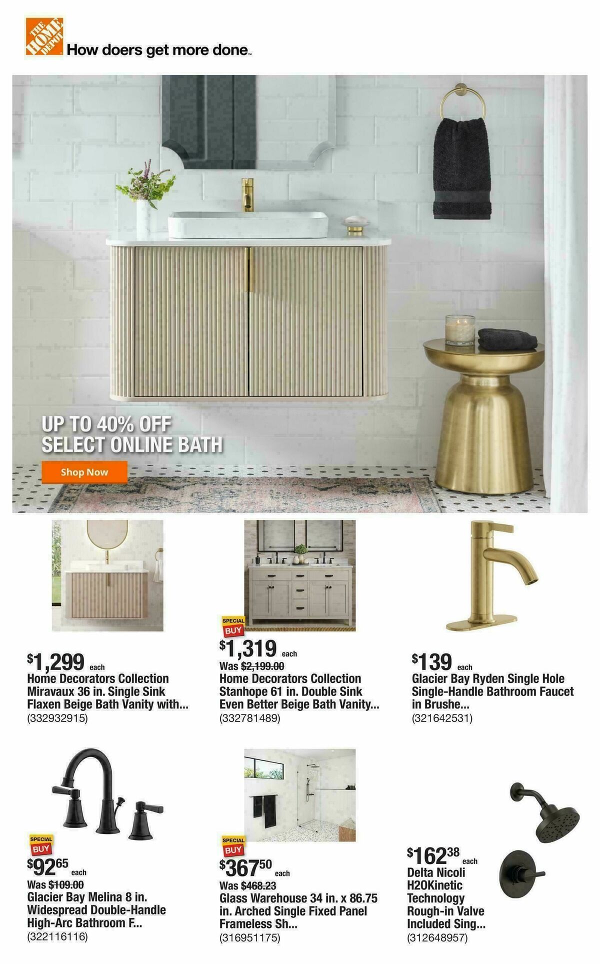 The Home Depot Weekly Ad from October 16