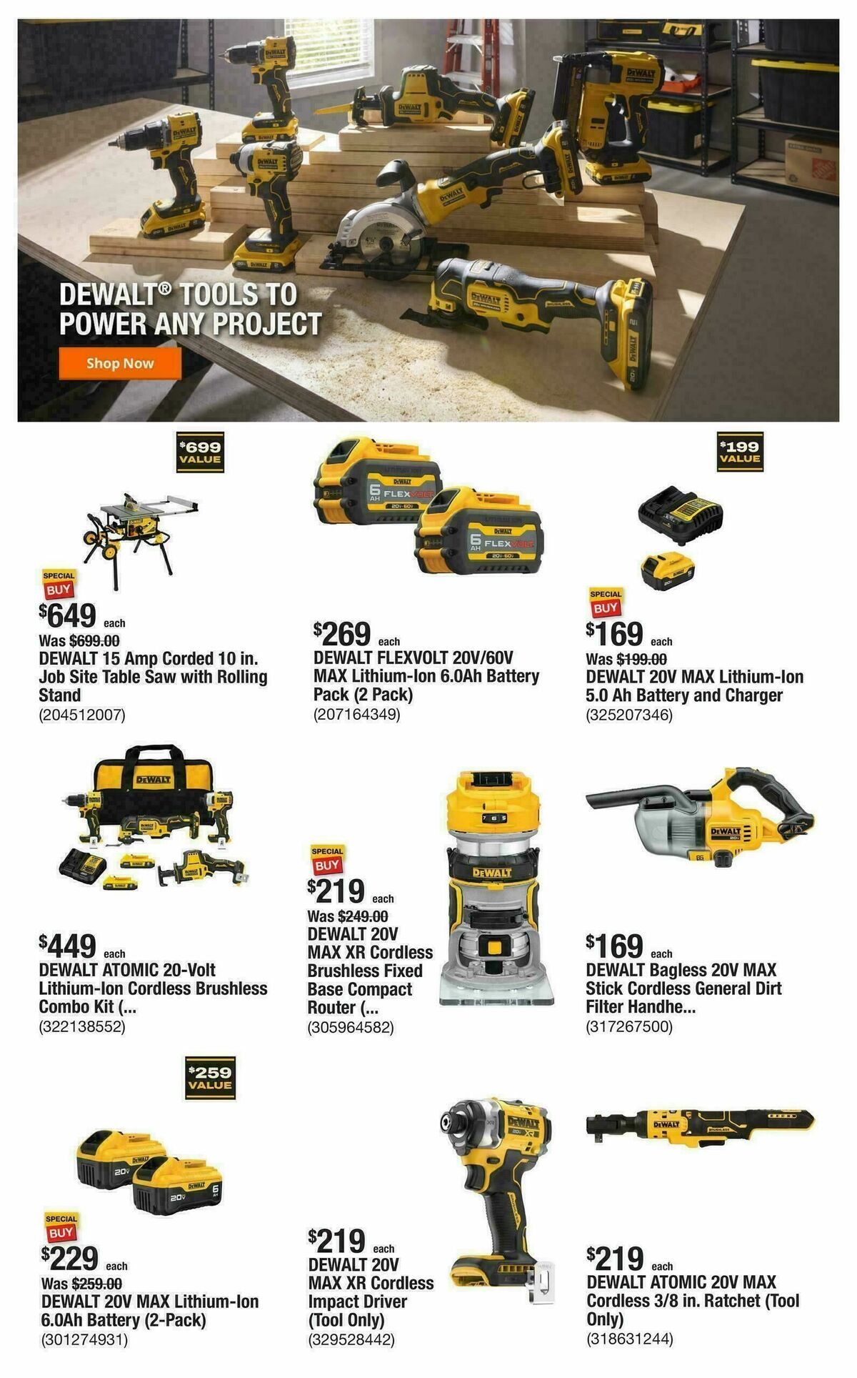 The Home Depot Weekly Ad from October 16