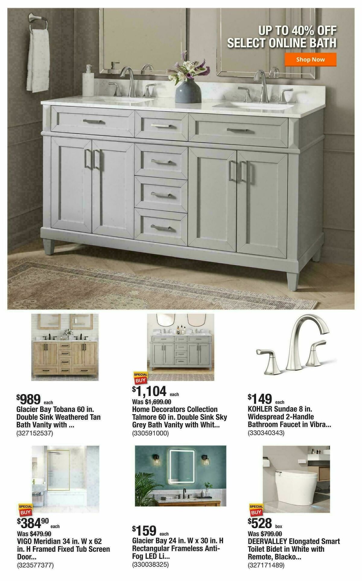 The Home Depot Weekly Ad from October 23
