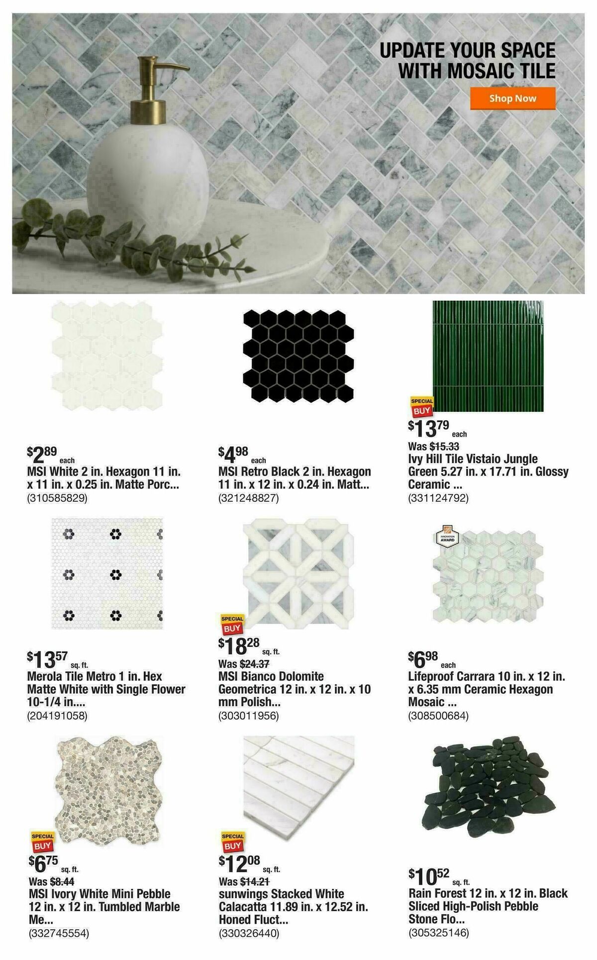 The Home Depot Weekly Ad from October 23