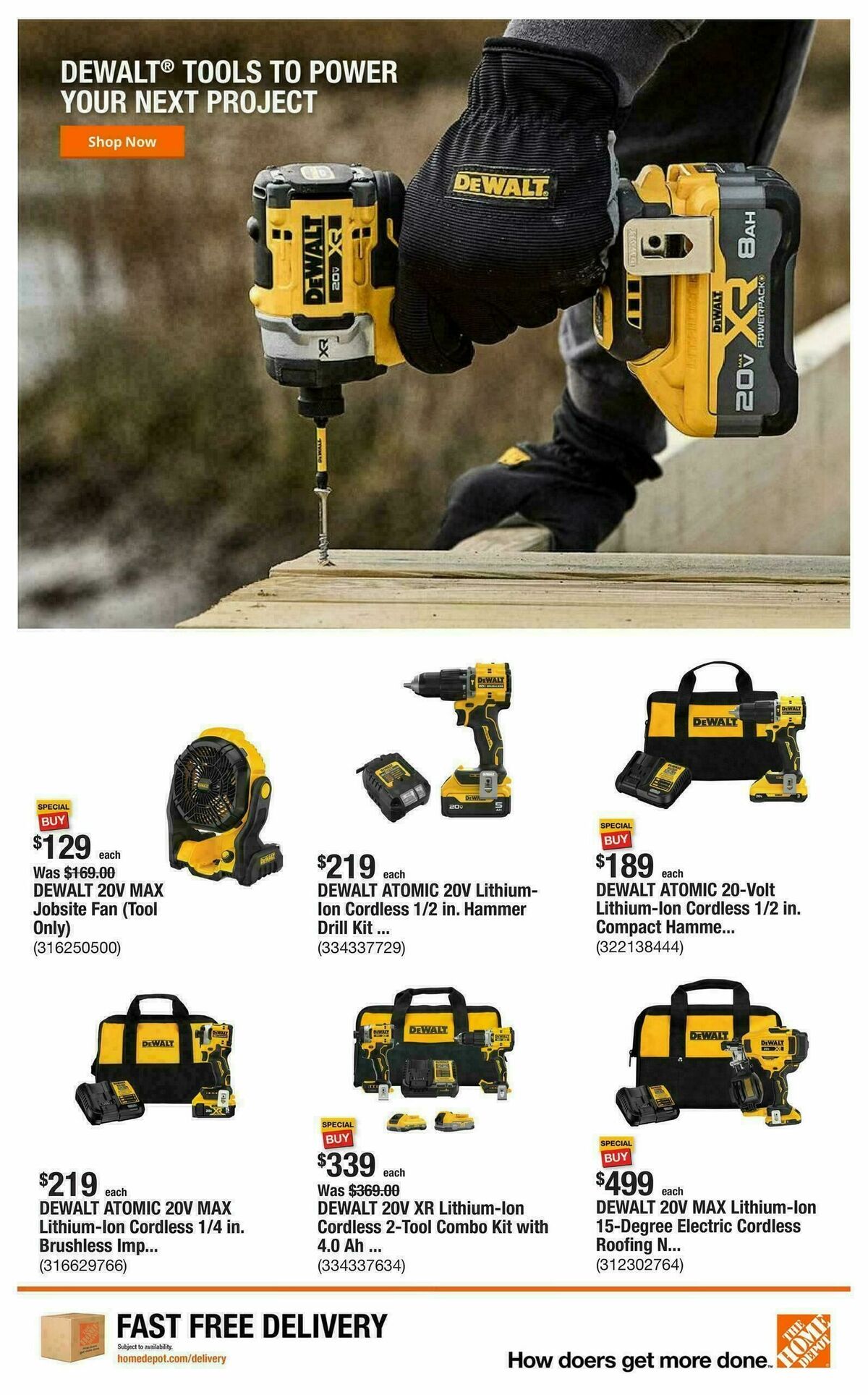 The Home Depot Weekly Ad from October 30