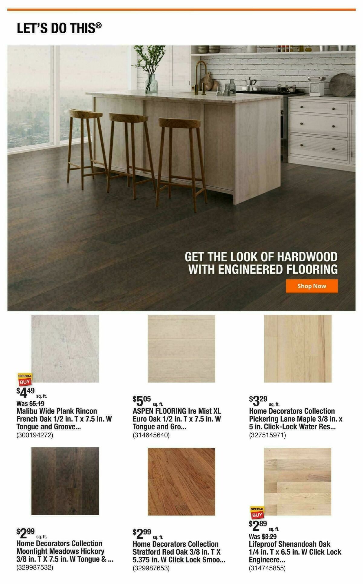 The Home Depot Weekly Ad from October 30