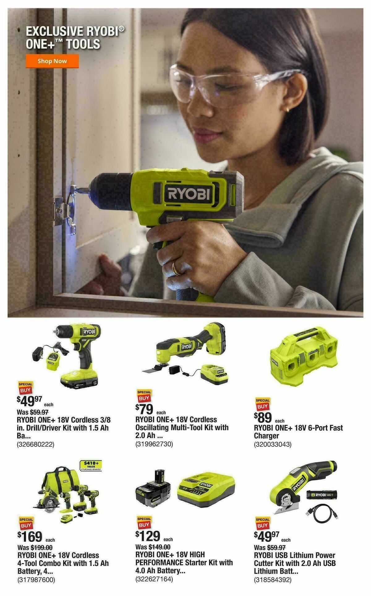 The Home Depot Weekly Ad from October 30