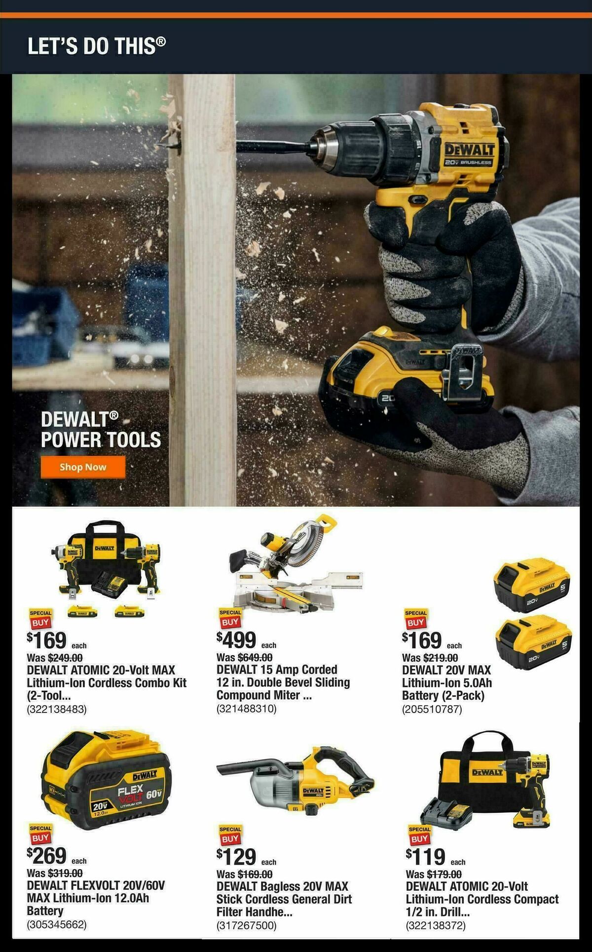 The Home Depot Weekly Ad from November 3