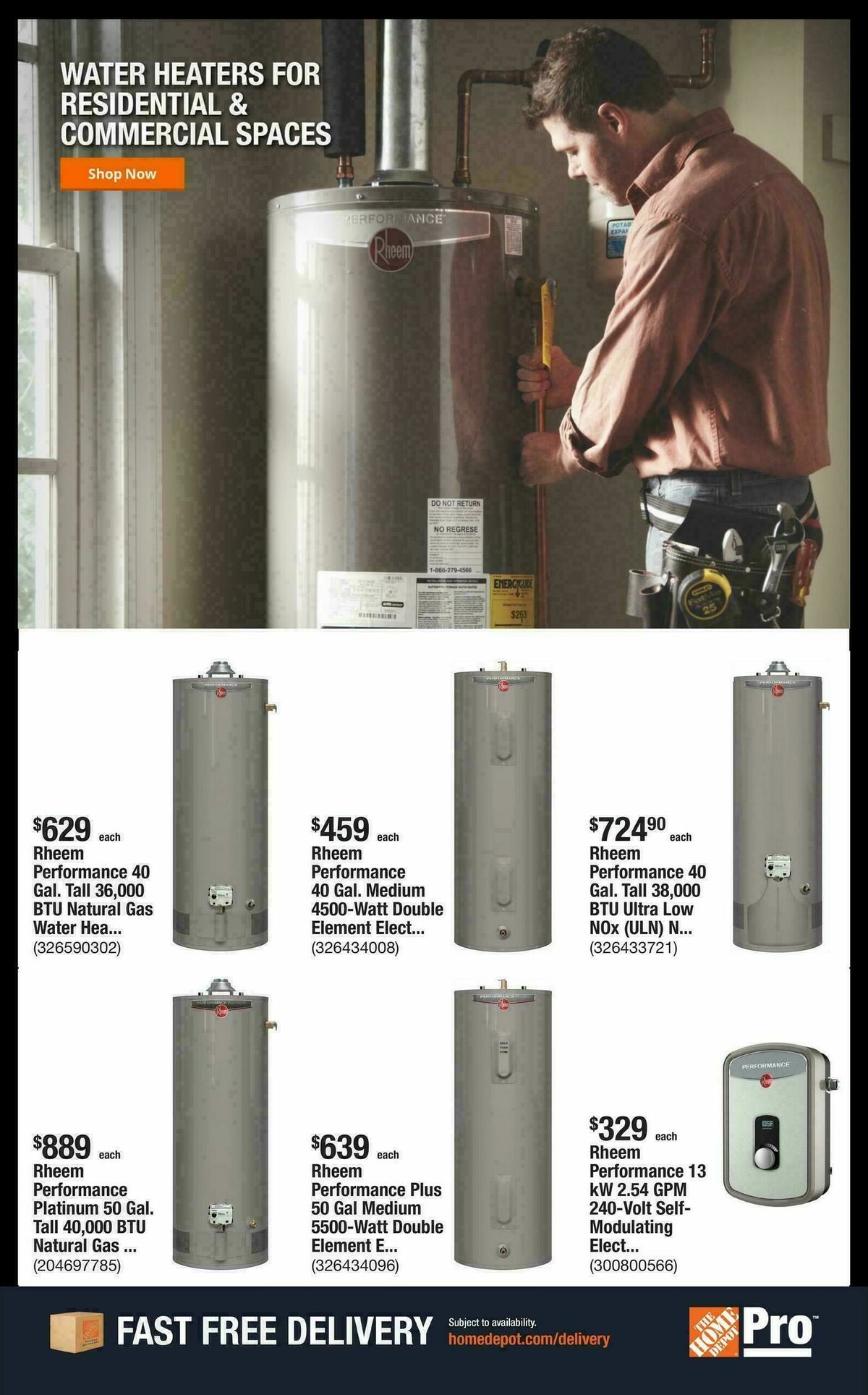 The Home Depot Weekly Ad from November 3
