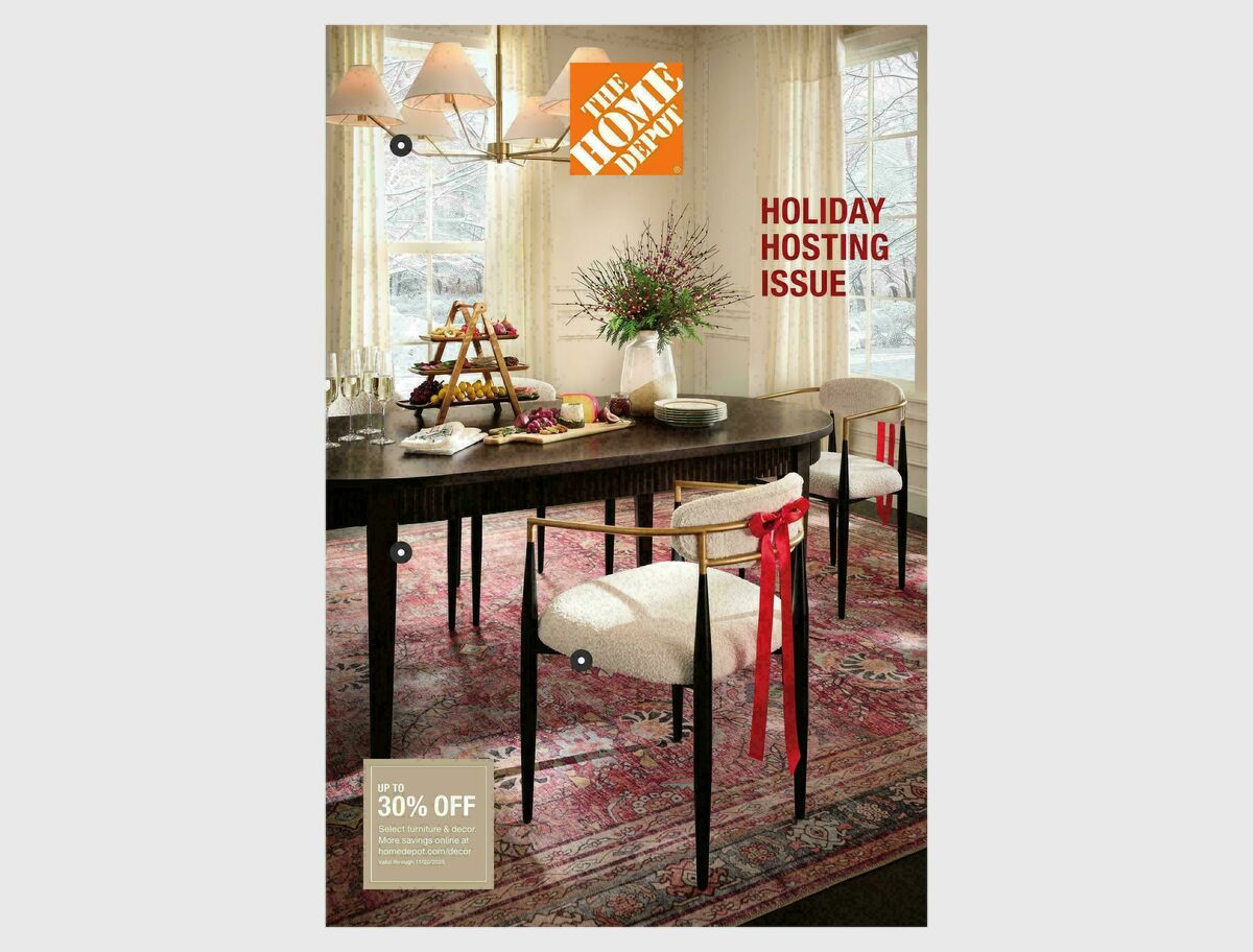 The Home Depot Holiday Ad Weekly Ad from October 27