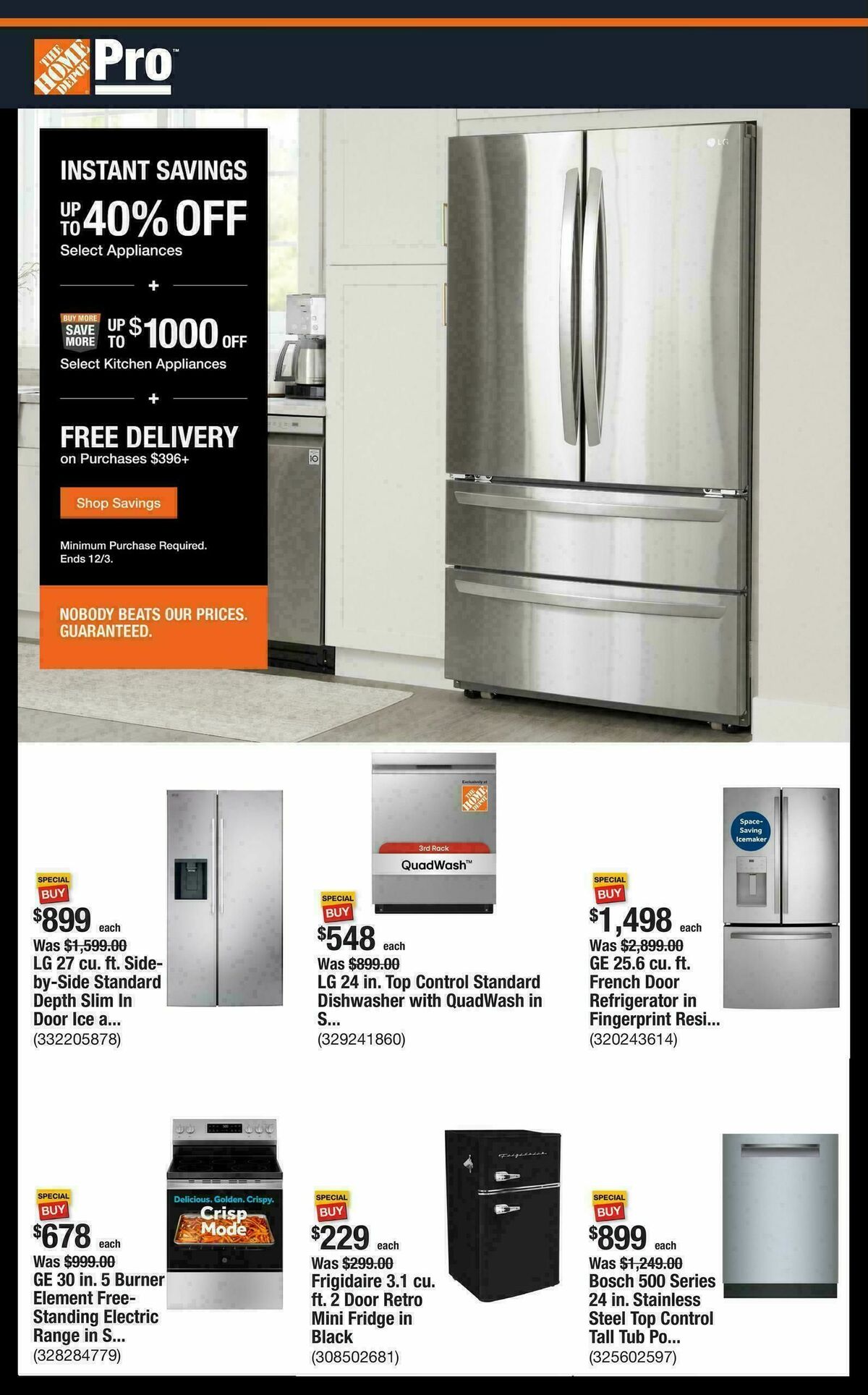 The Home Depot Weekly Ad from November 17