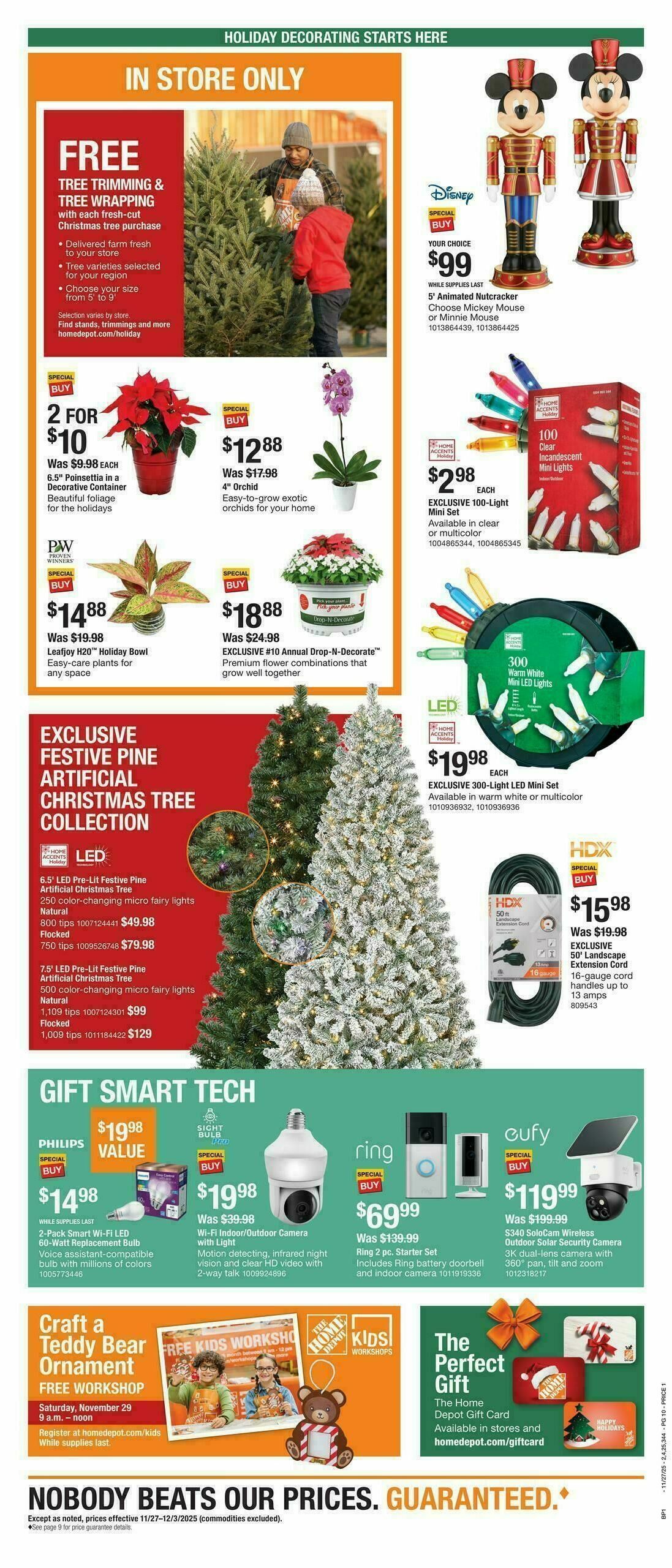 The Home Depot Black Friday Weekly Ad from November 27