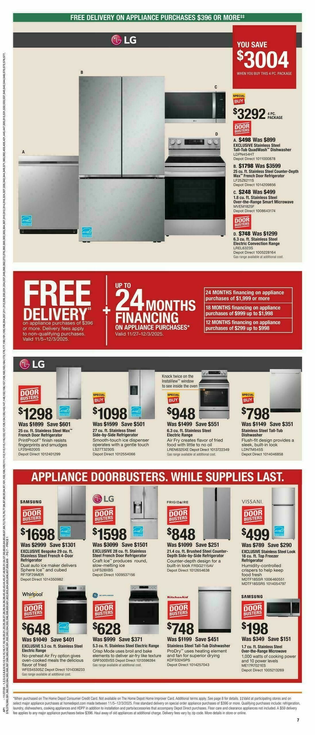 The Home Depot Black Friday Weekly Ad from November 27